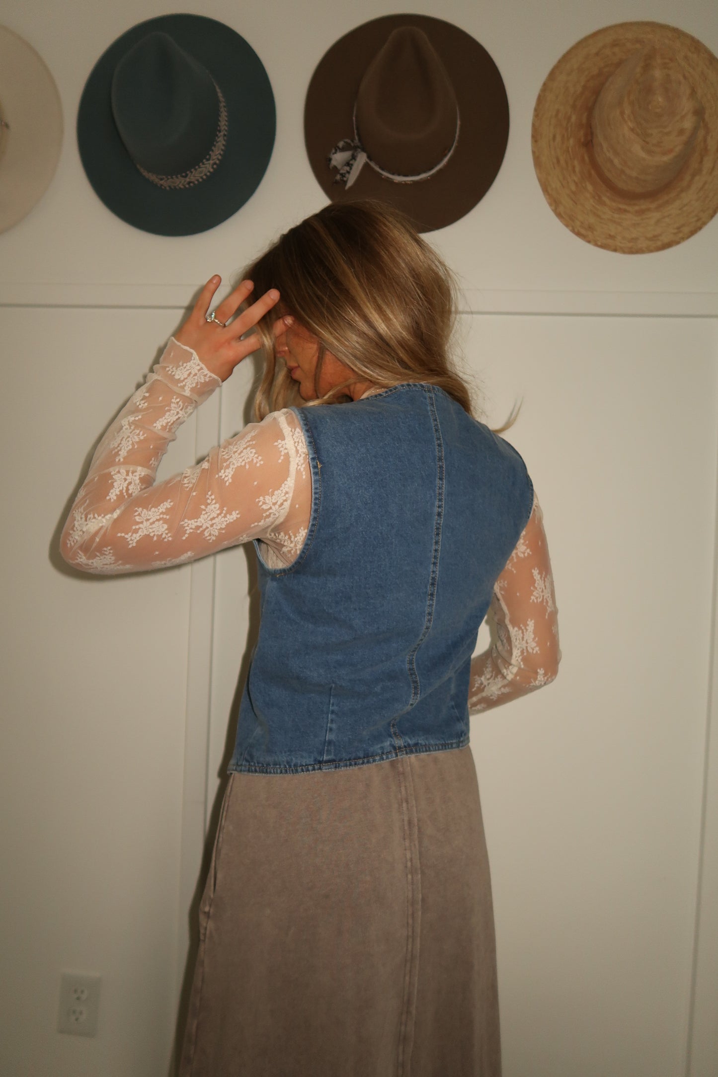 Westie Denim Vest