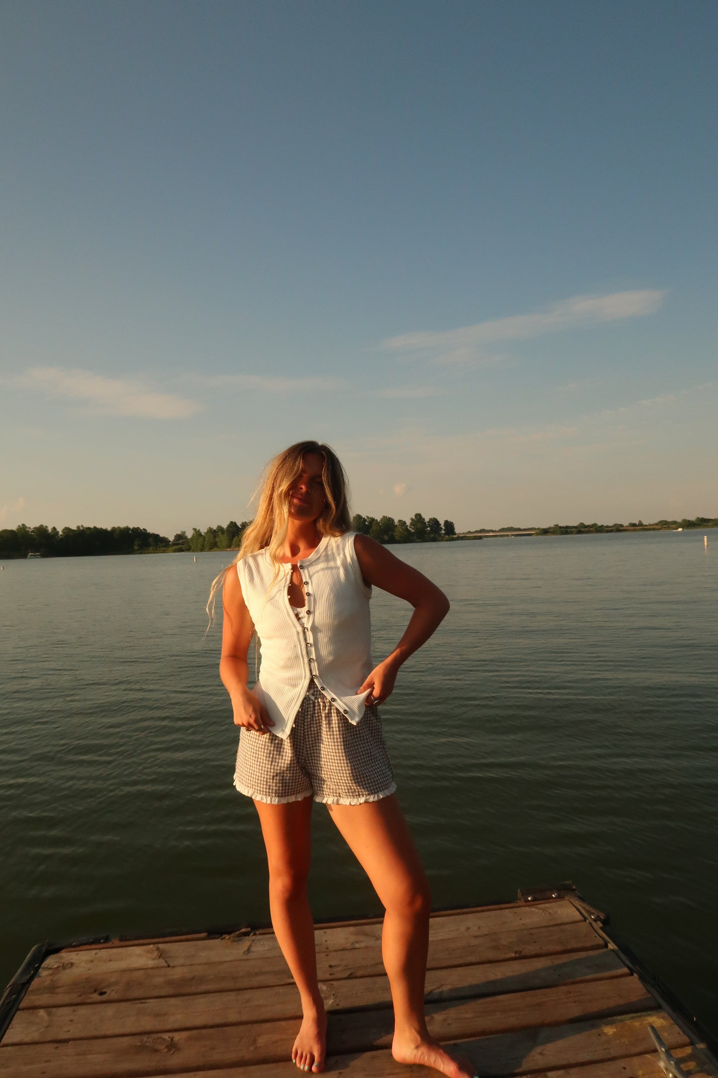 Breezy Button Tank