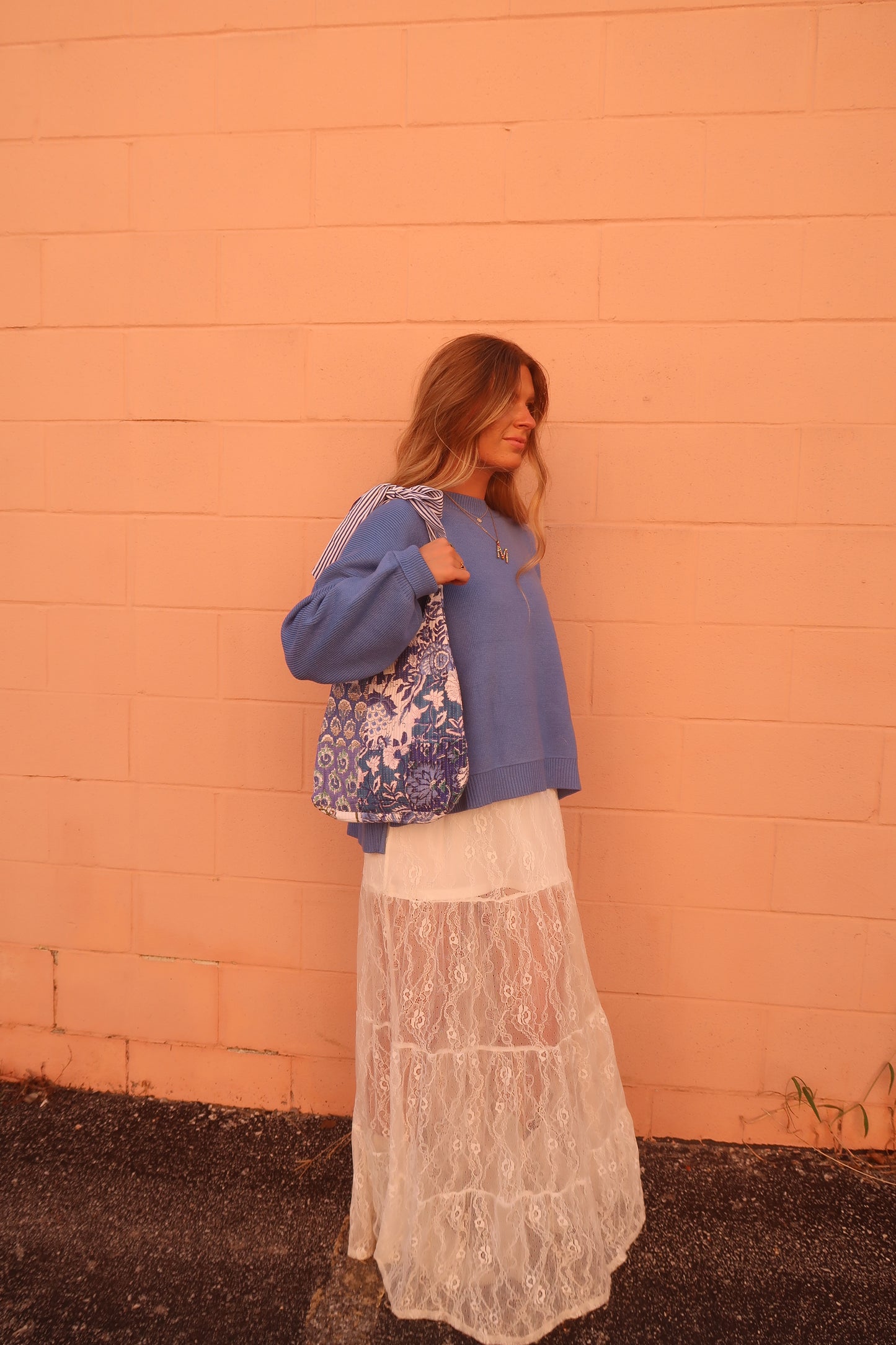 Isla Quilted Bow Purse