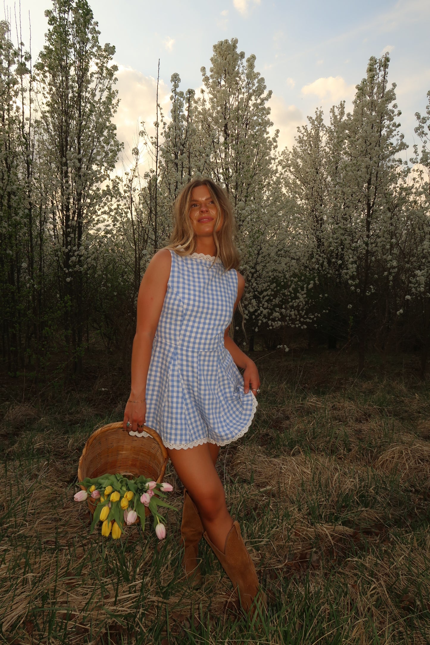 Dorthy Gingham Romper