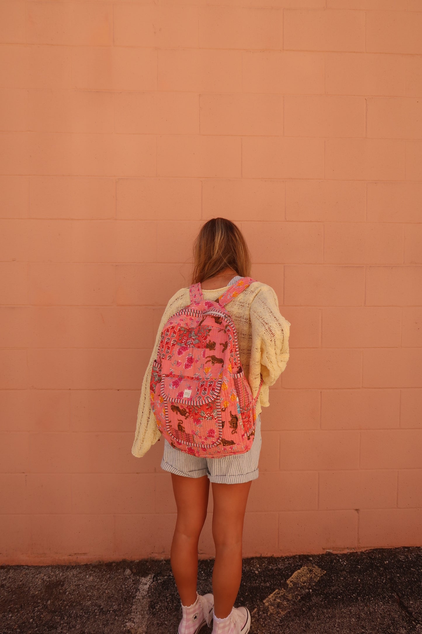 Debbie Quilted Backback