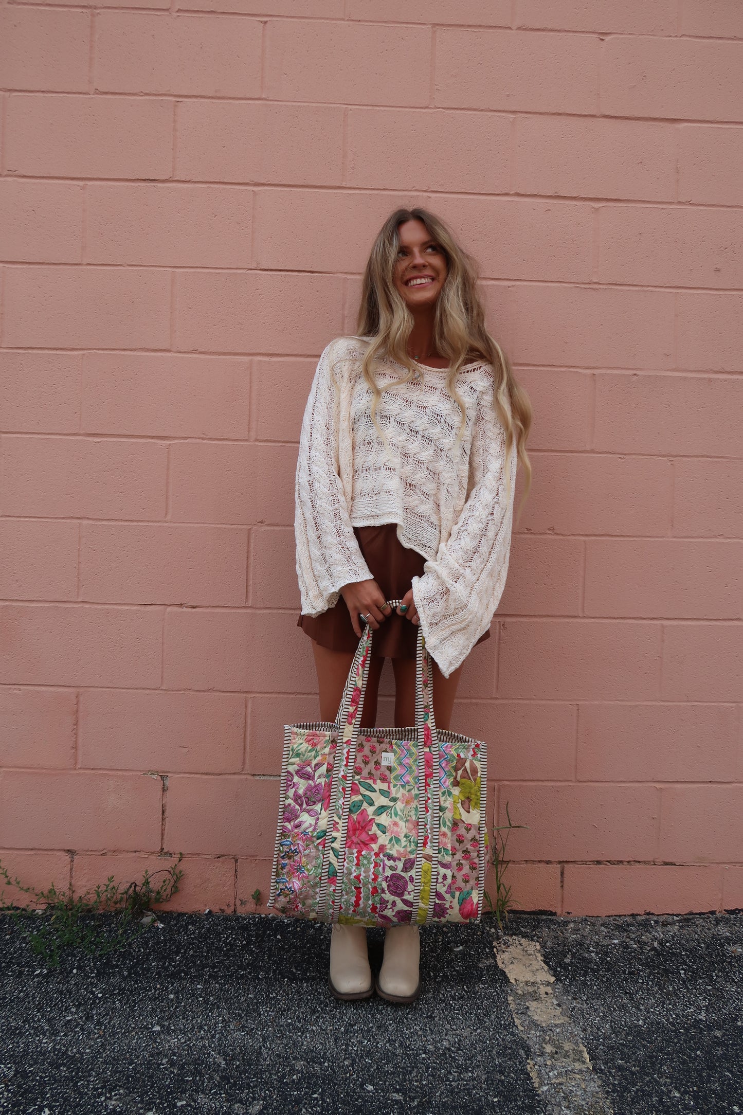 Kathy Quilted Tote Bag