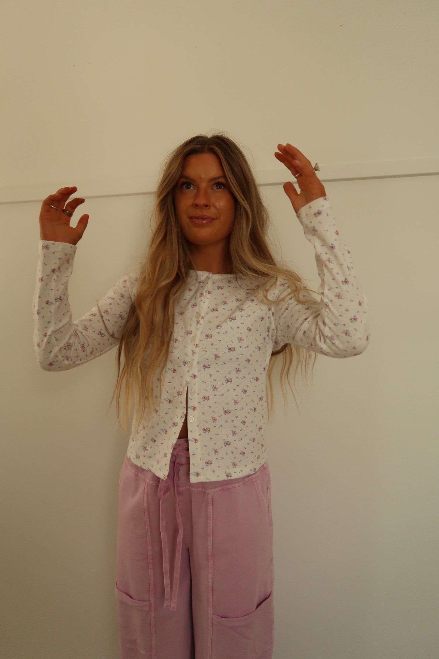 Cottage Cardi Top