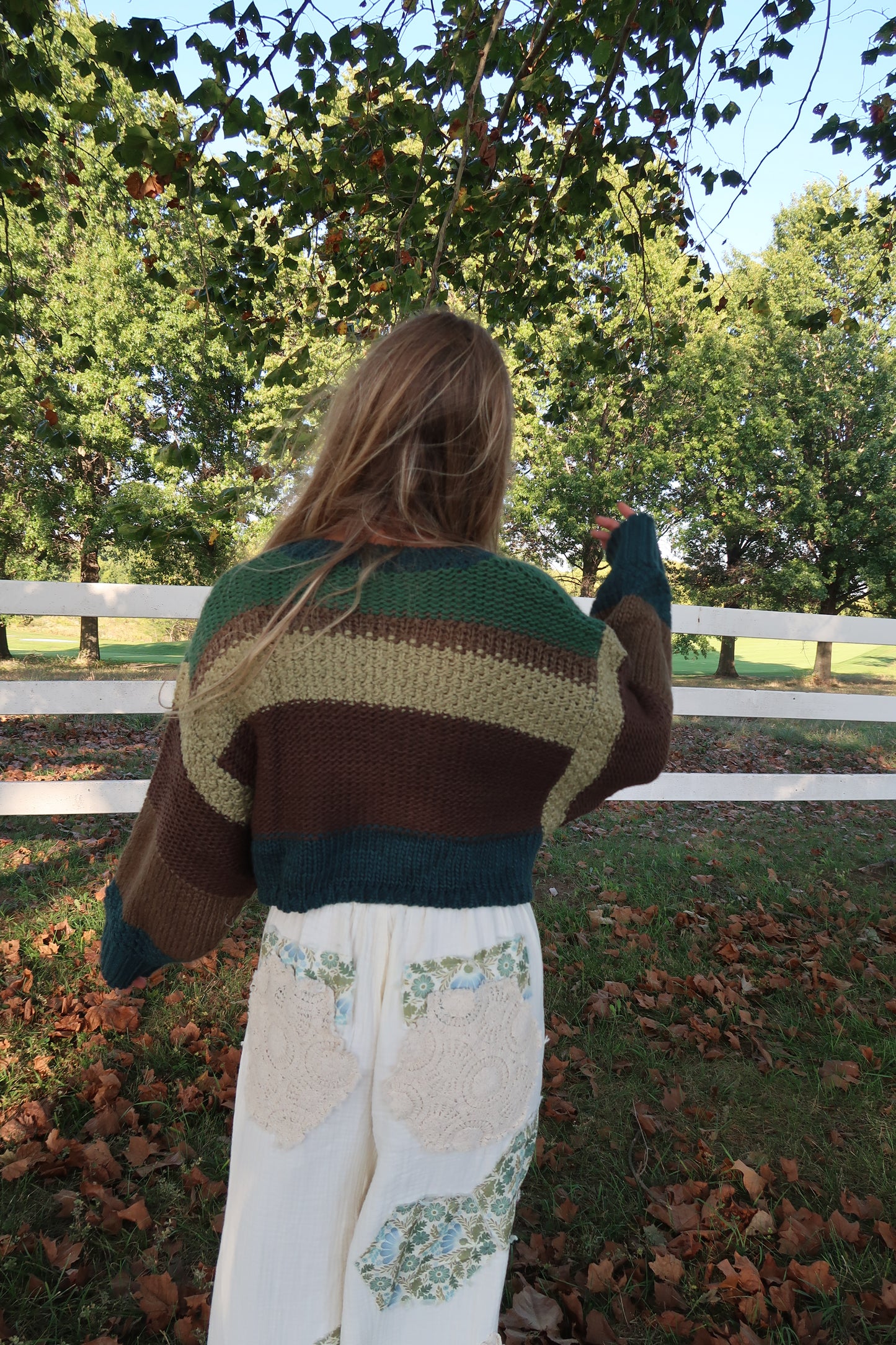 Oliver Stripe Crop Sweater