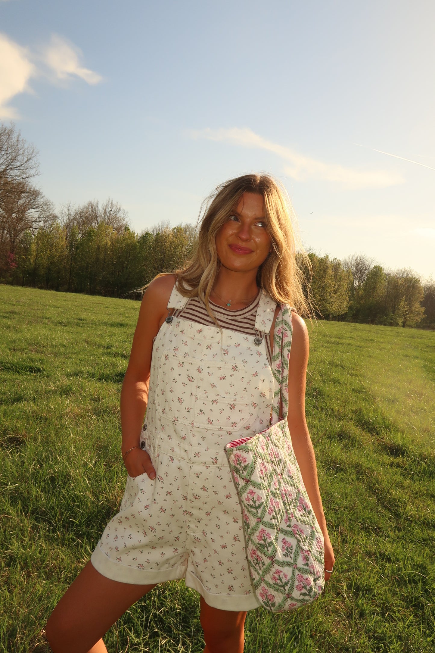 Candy Quilted Tote Bag