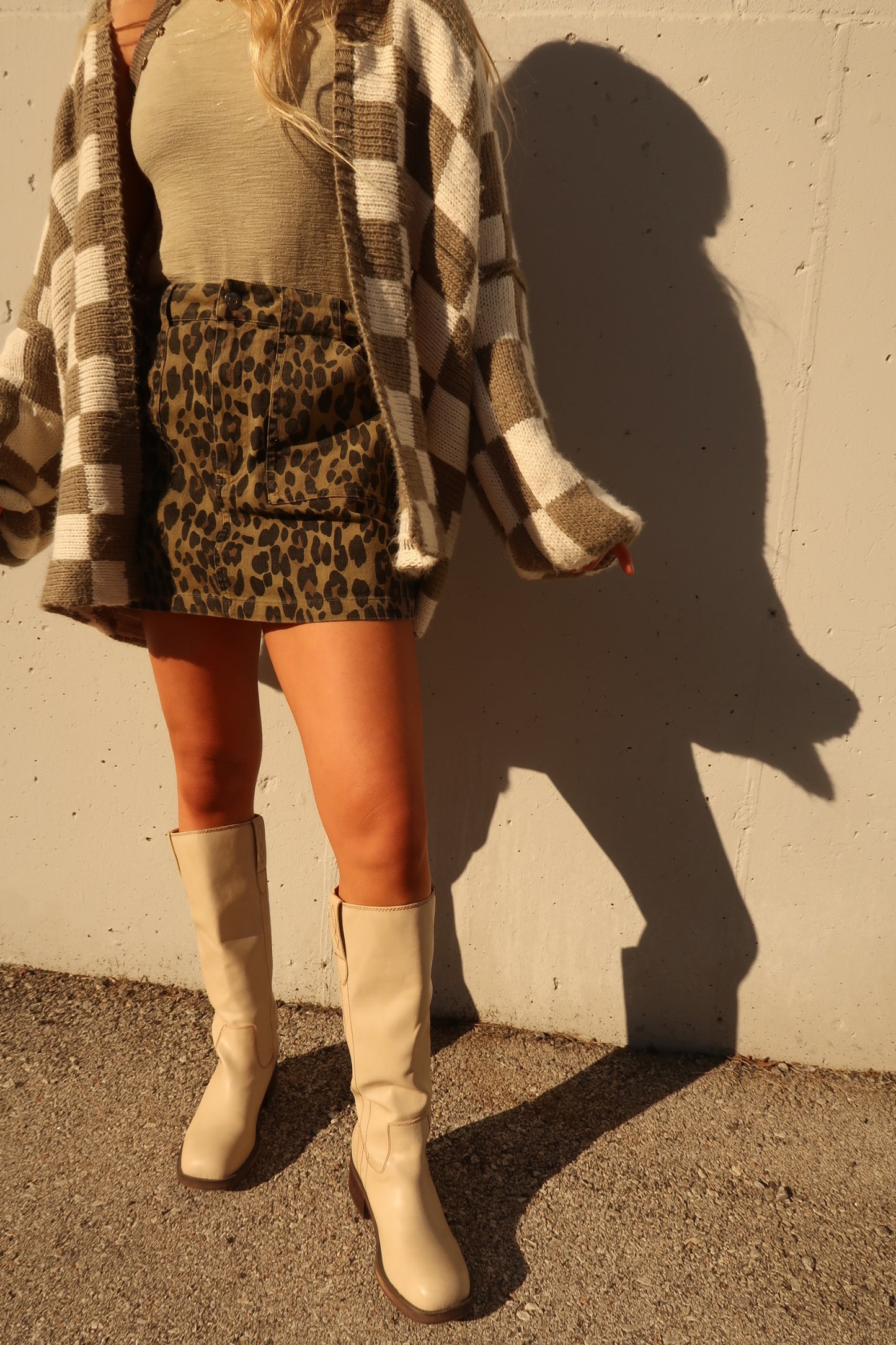 Feel Good Leopard Skirt