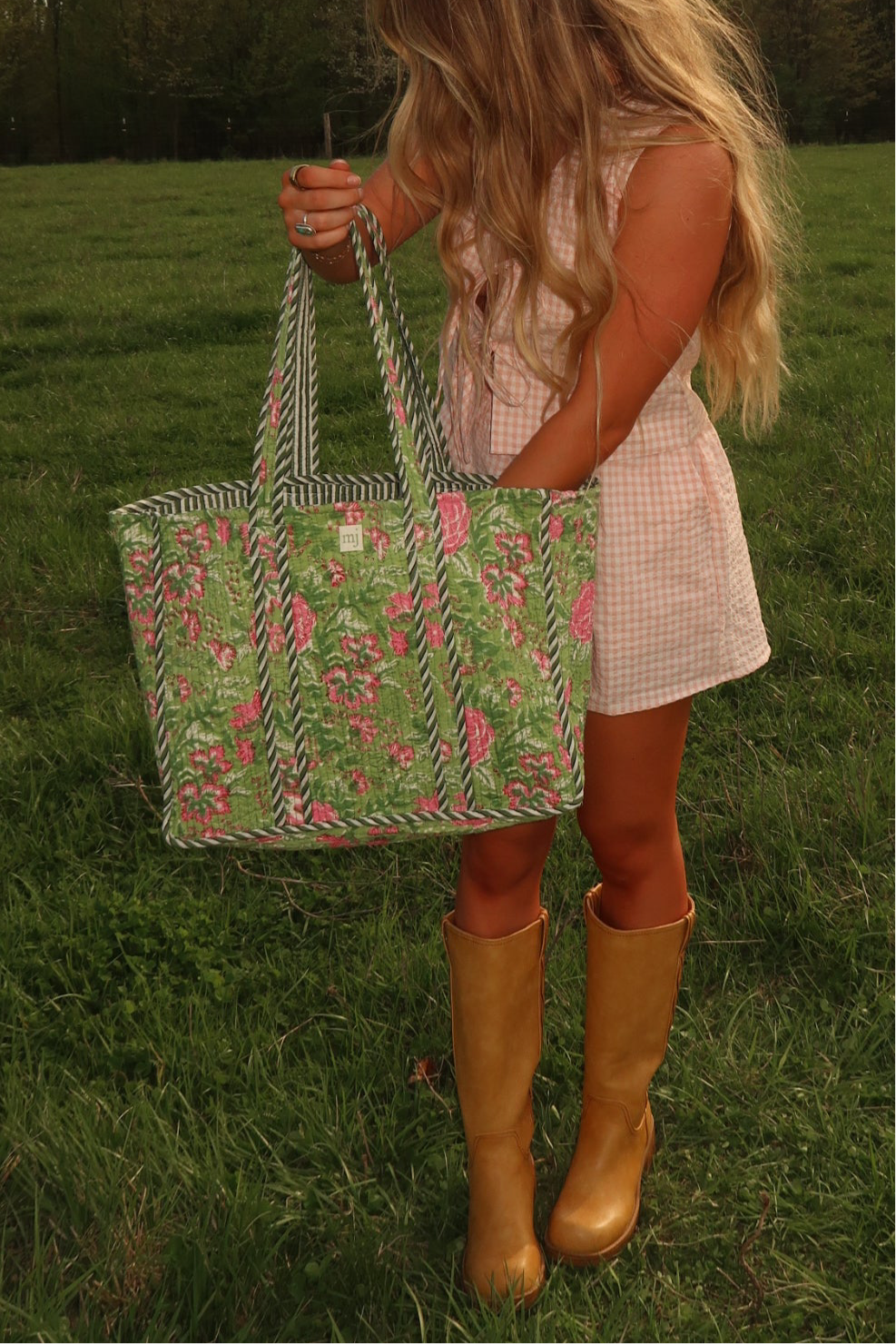 Clara Quilted Tote Bag