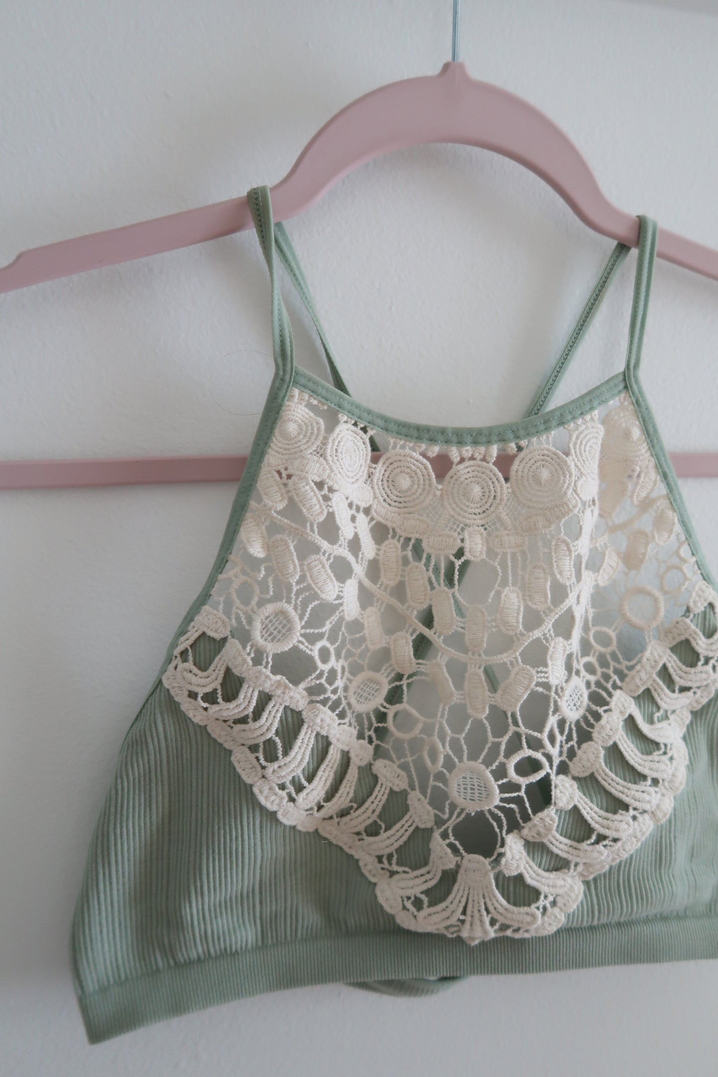 Sage Boho Bralette