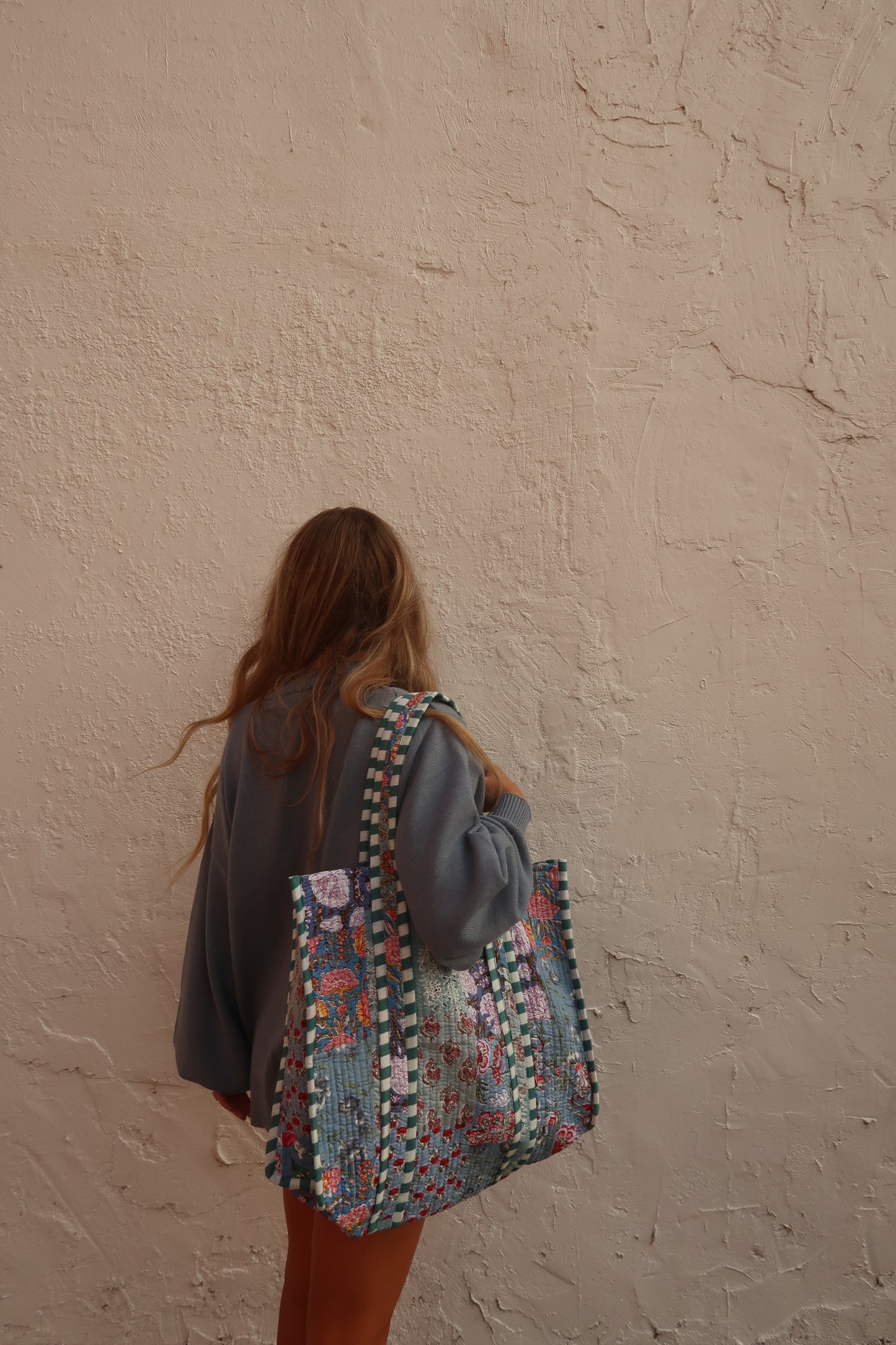 Loretta Quilted Tote Bag