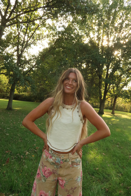 Toasted Studded Tank