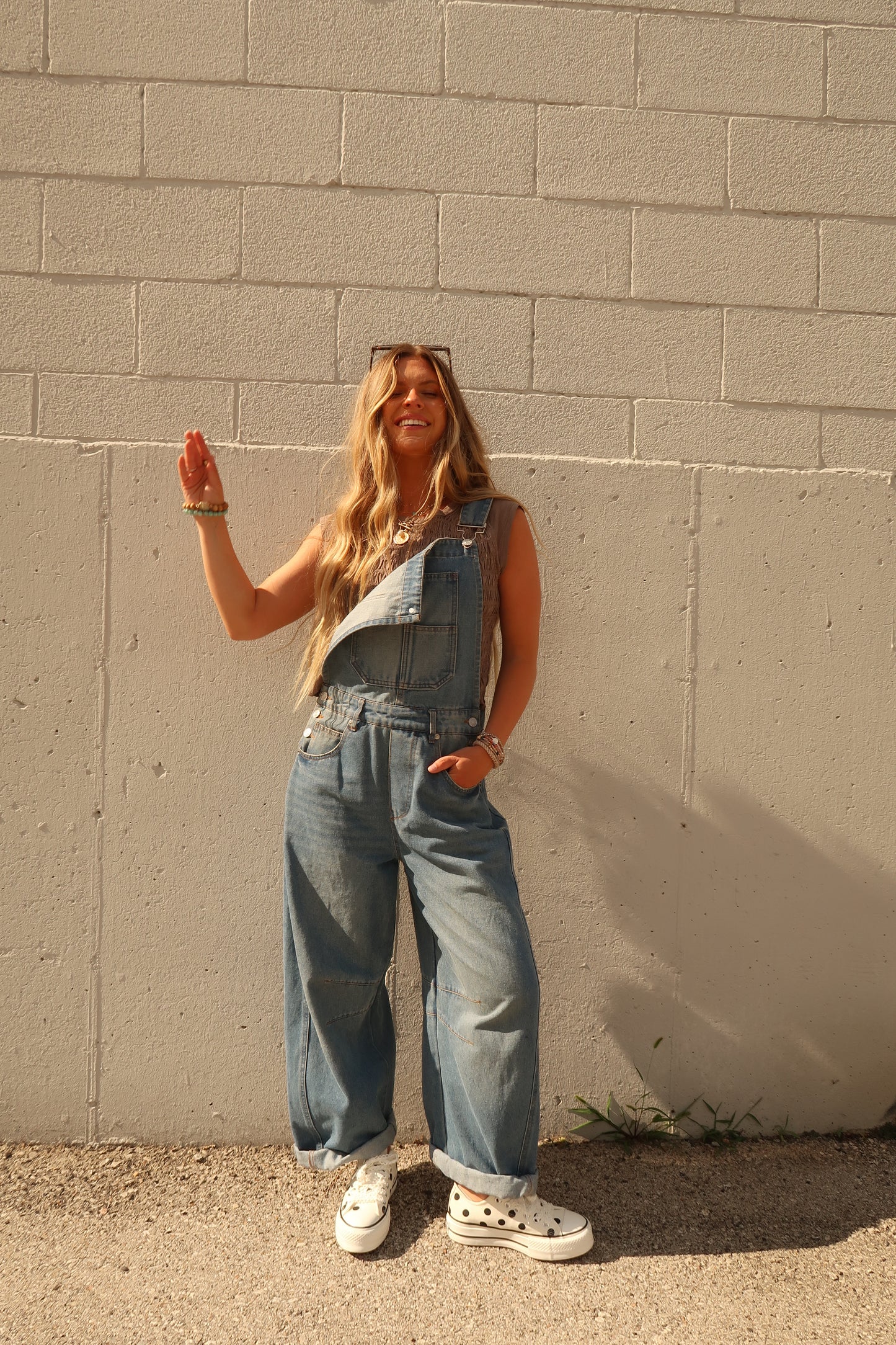 Benny Barrel Leg Overalls