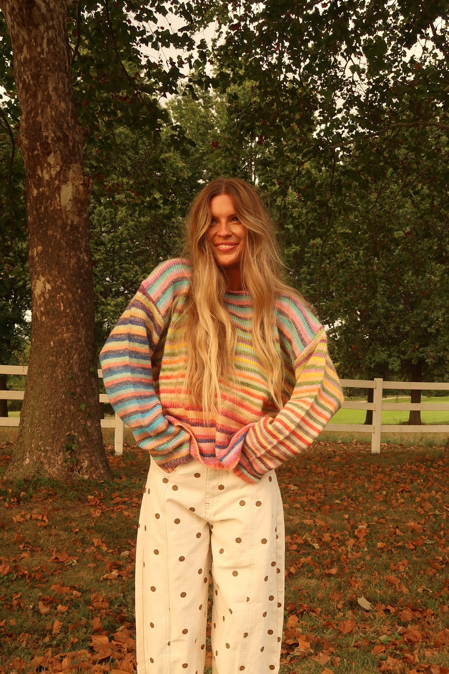 Crisp Air Stripe Sweater