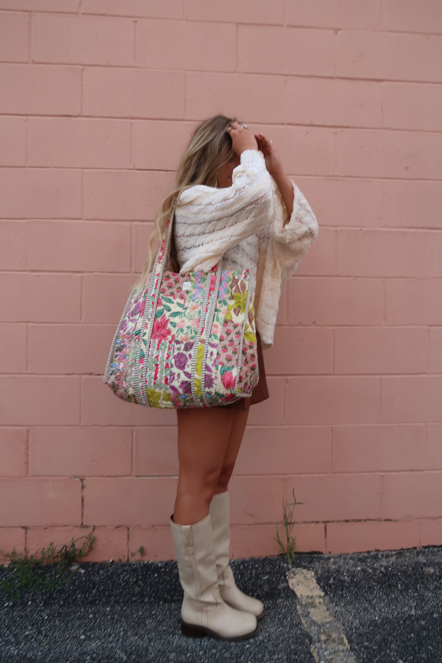 Kathy Quilted Tote Bag