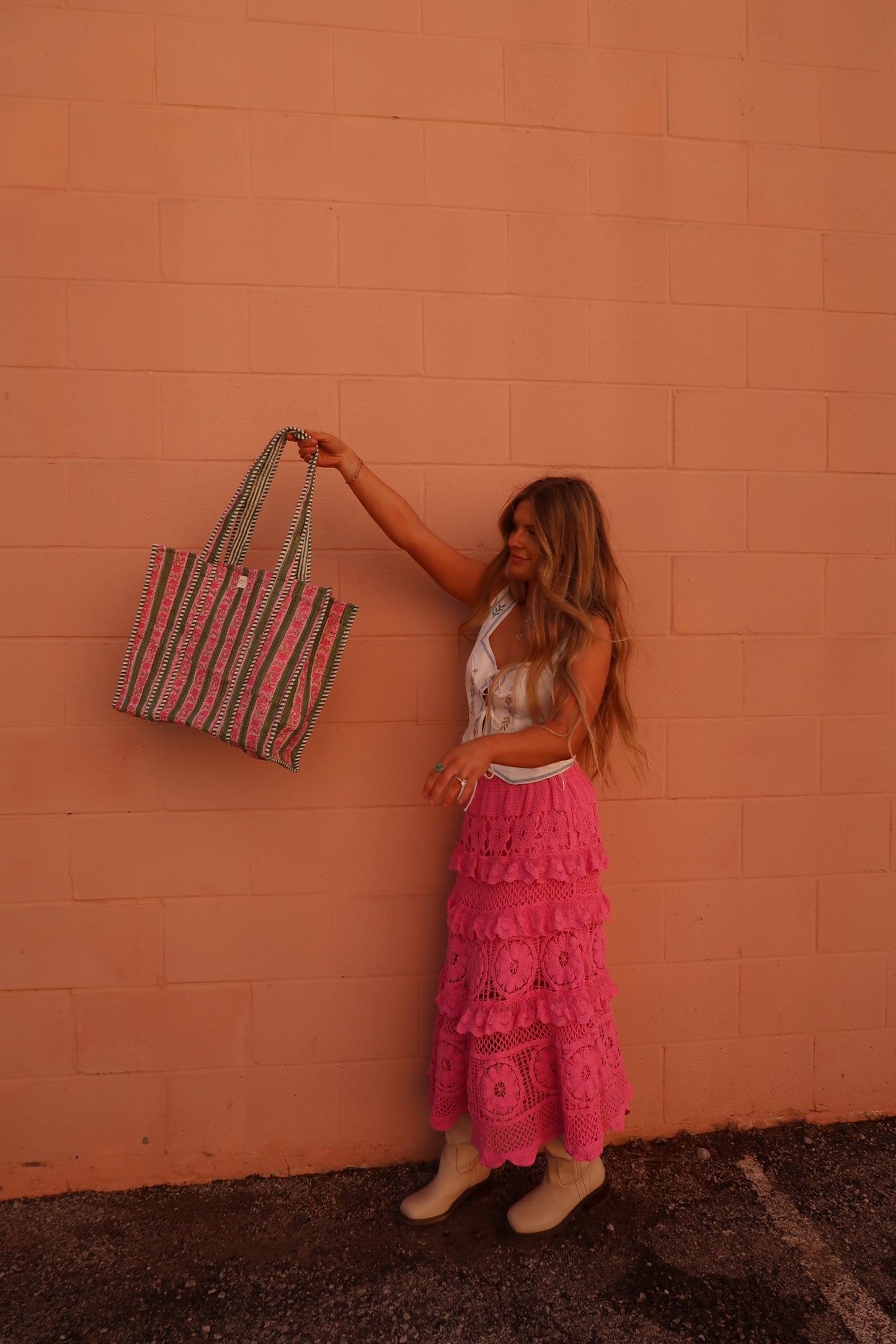 Ivy Quilted Tote Bag