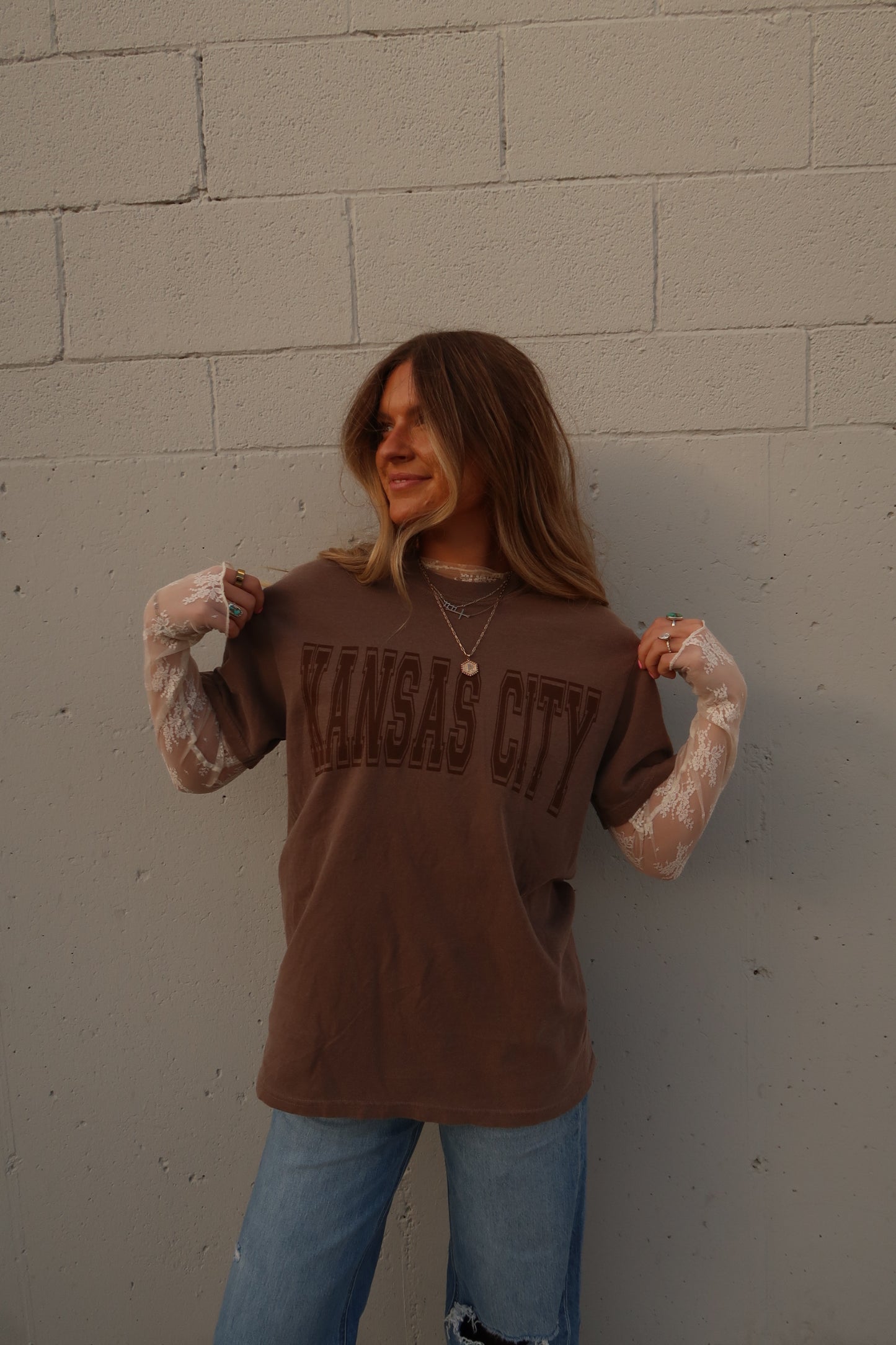 Brown Kansas City Tee