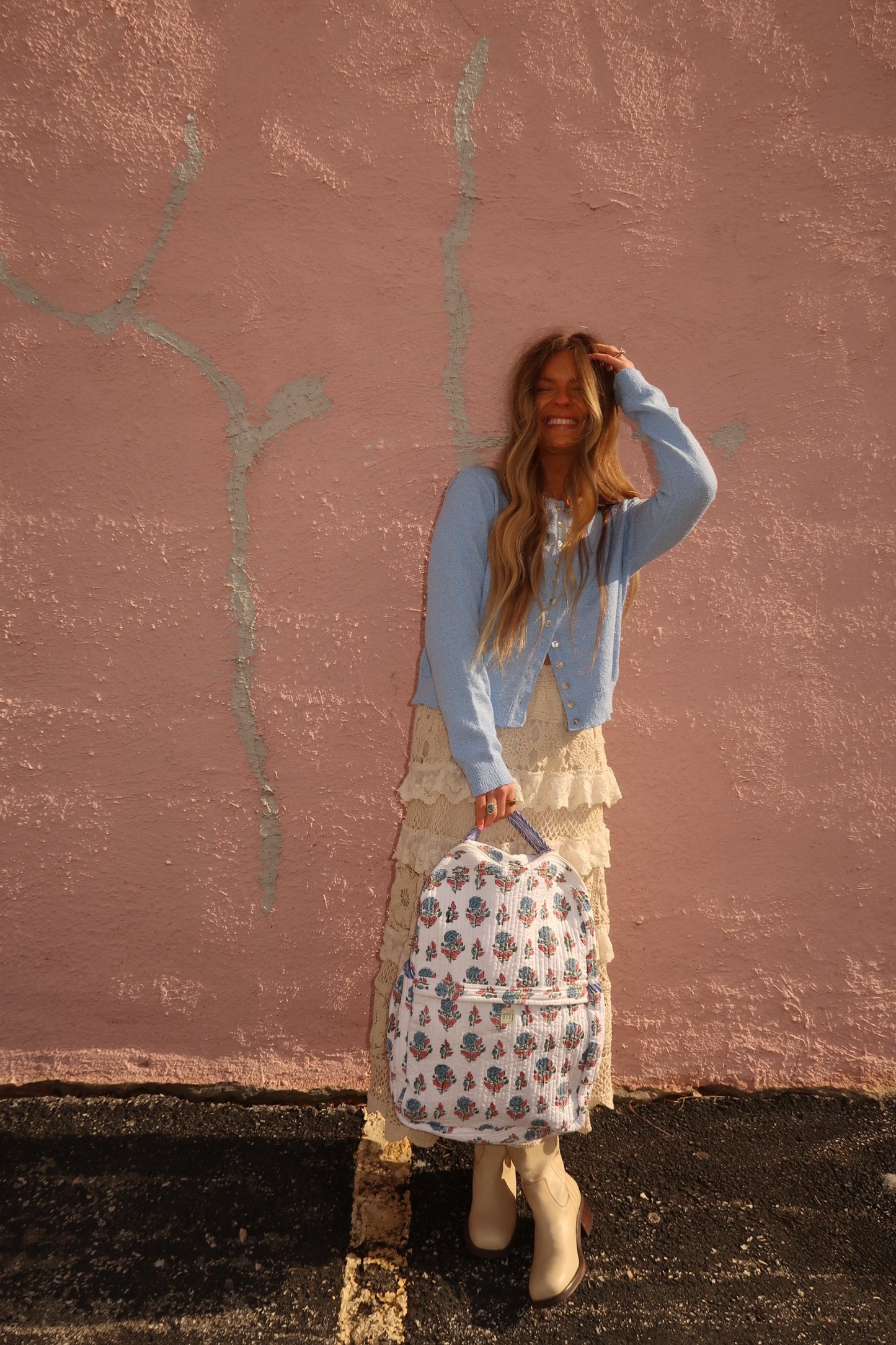 Greta Quilted Backpack