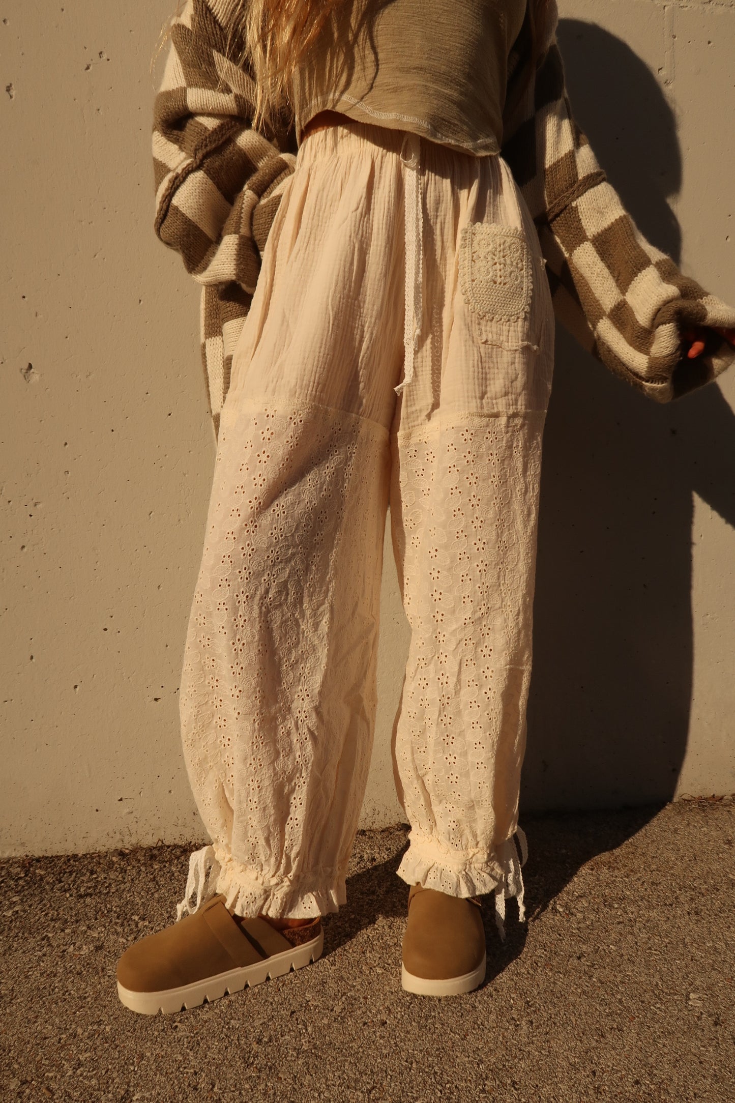 Sweetie Eylet Jogger