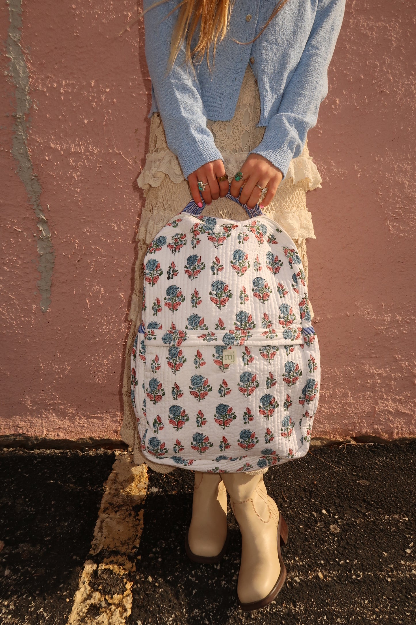 Greta Quilted Backpack
