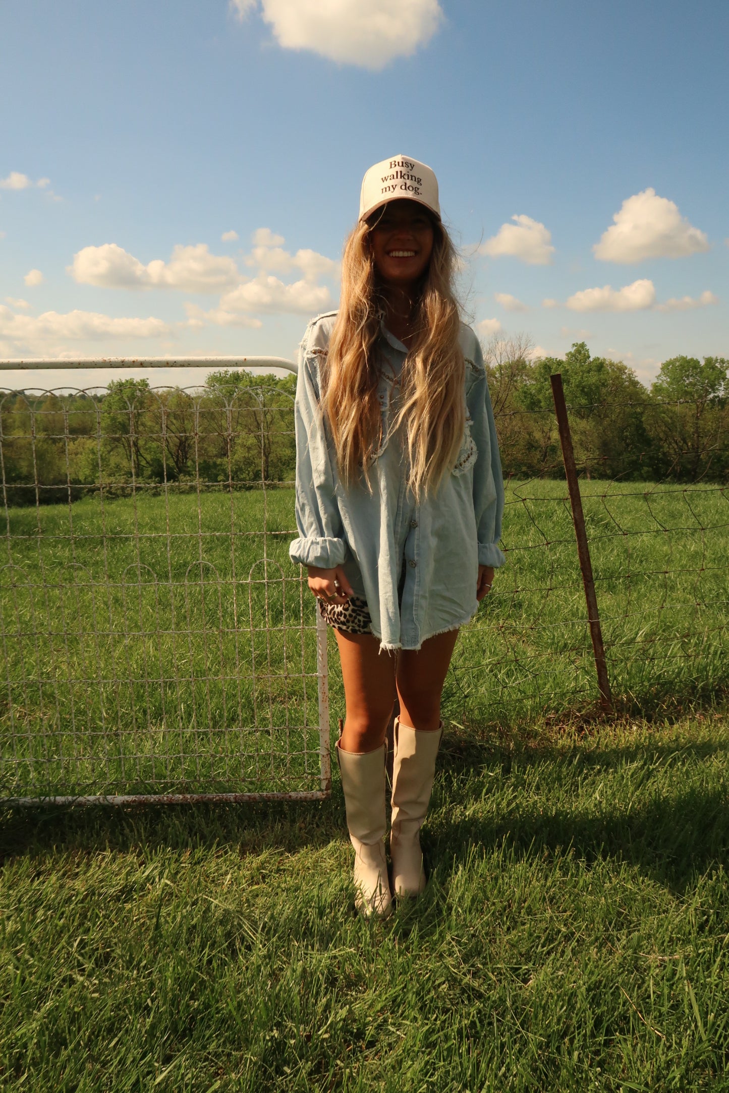 Busy Walking my Dog Hat