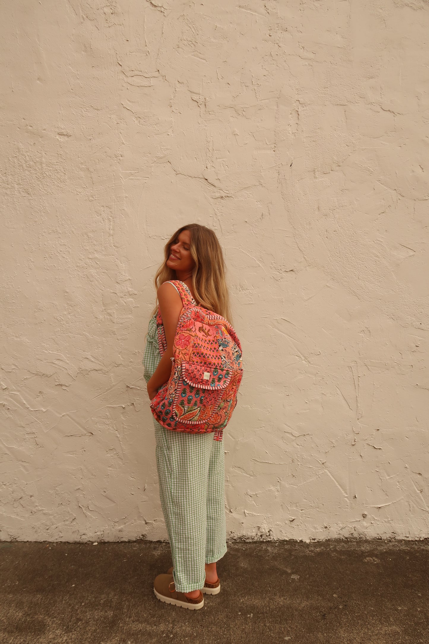 Debbie Quilted Backback