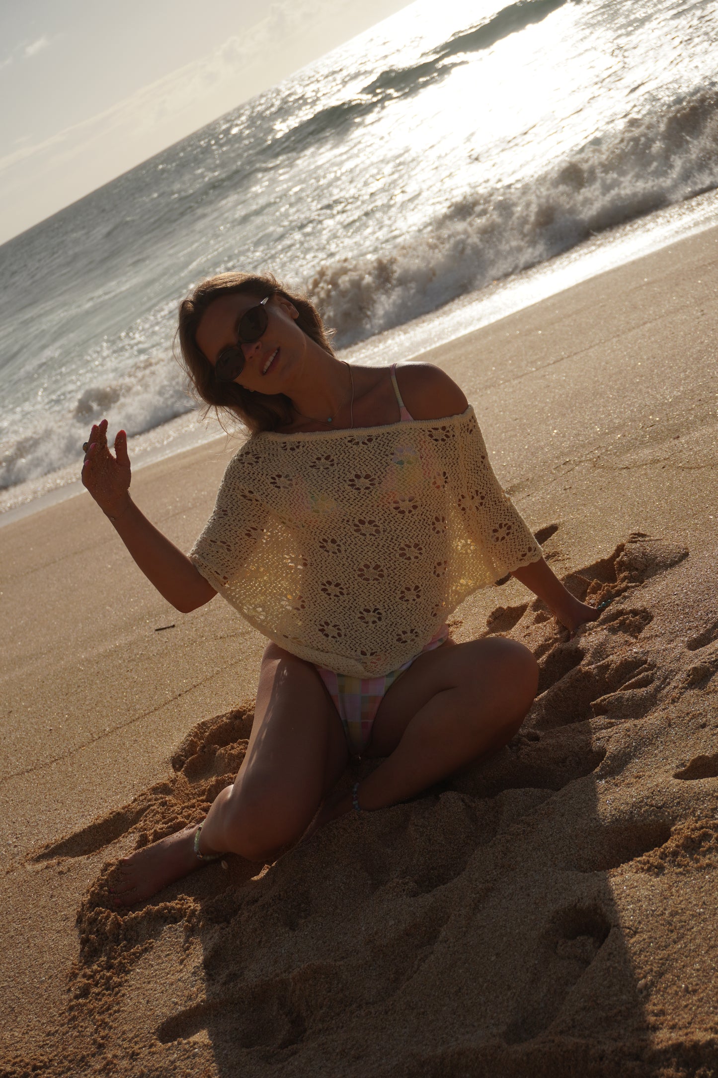 Sunrise Sweater Poncho