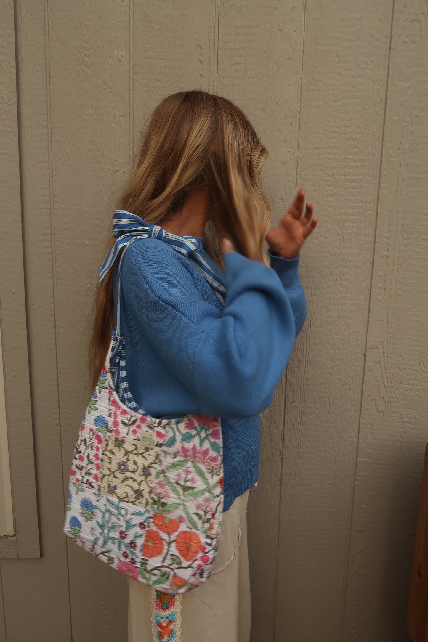 Lenny Quilted Bow Purse