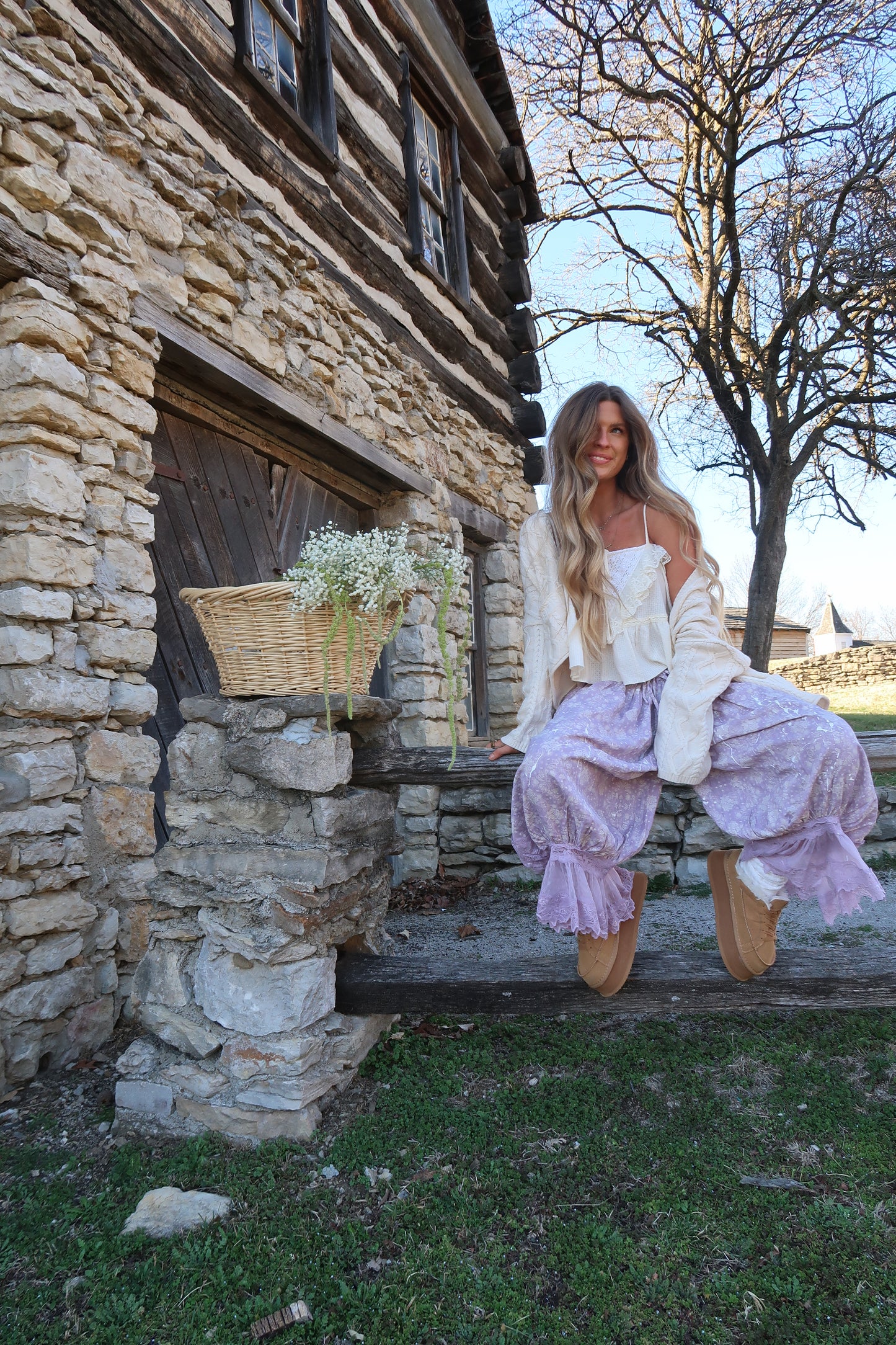 Buttercream Boho Tank