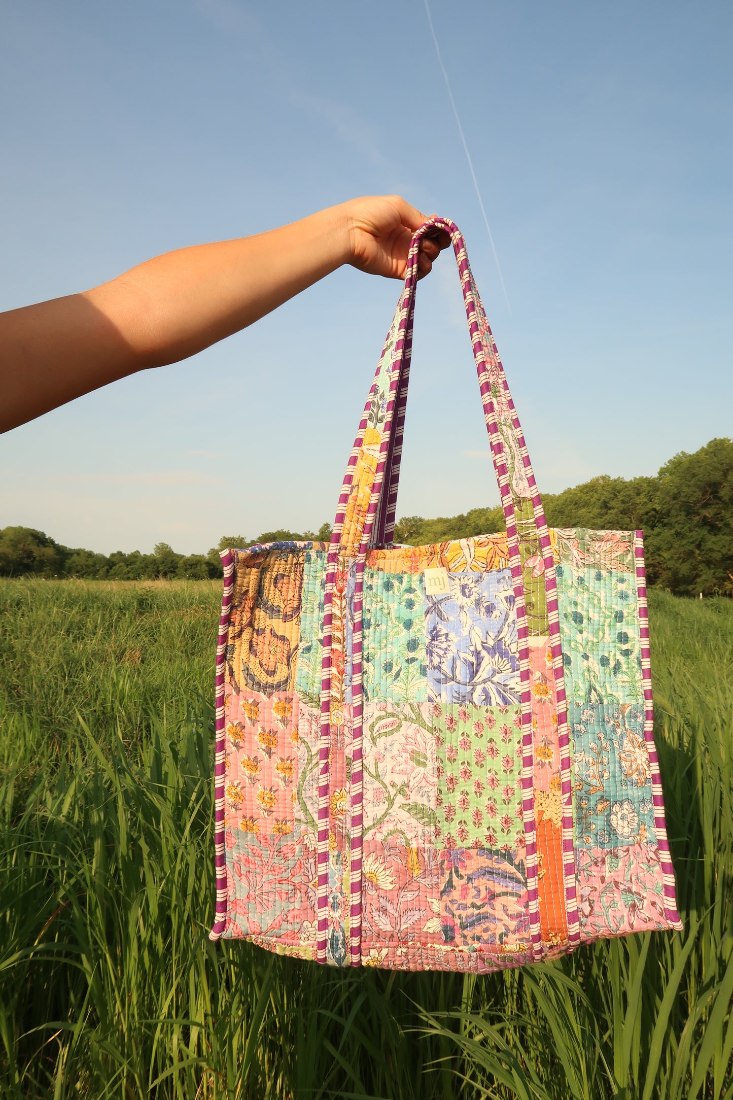 Sally Quilted Tote Bag