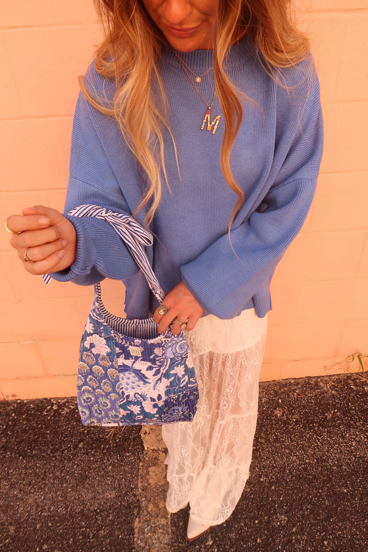Isla Quilted Bow Purse