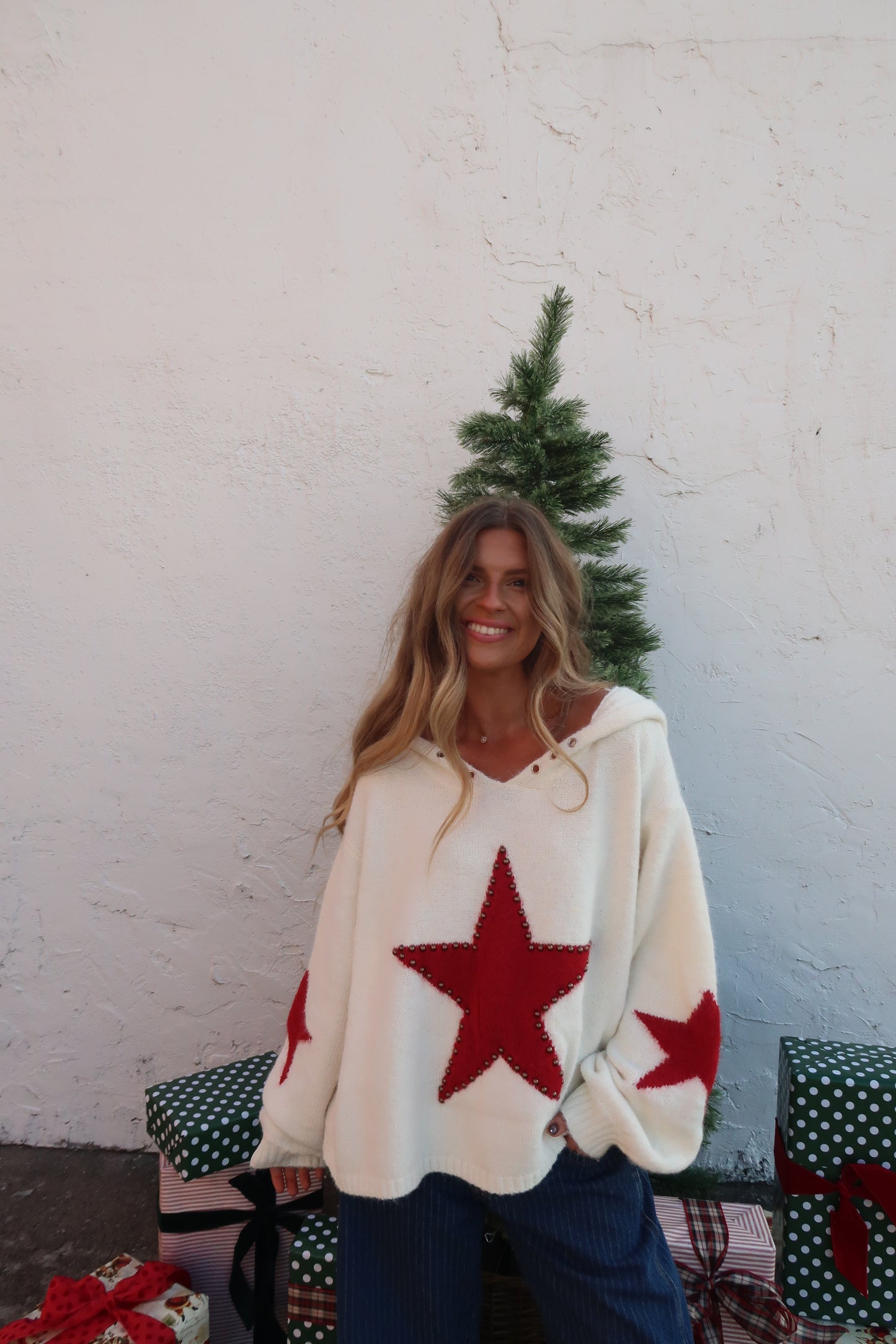Star Hooded Sweater