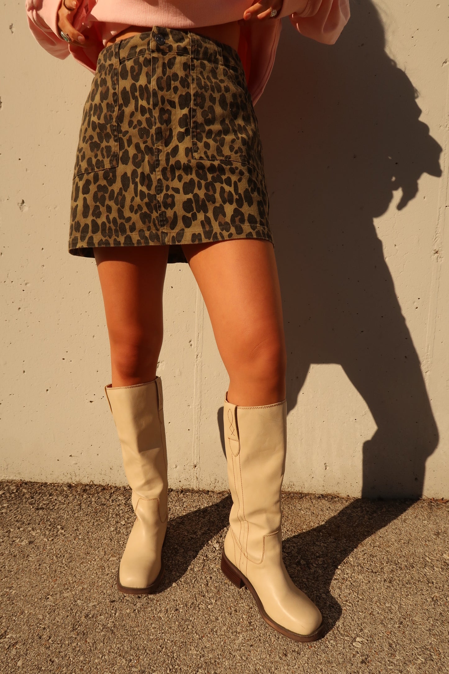 Feel Good Leopard Skirt