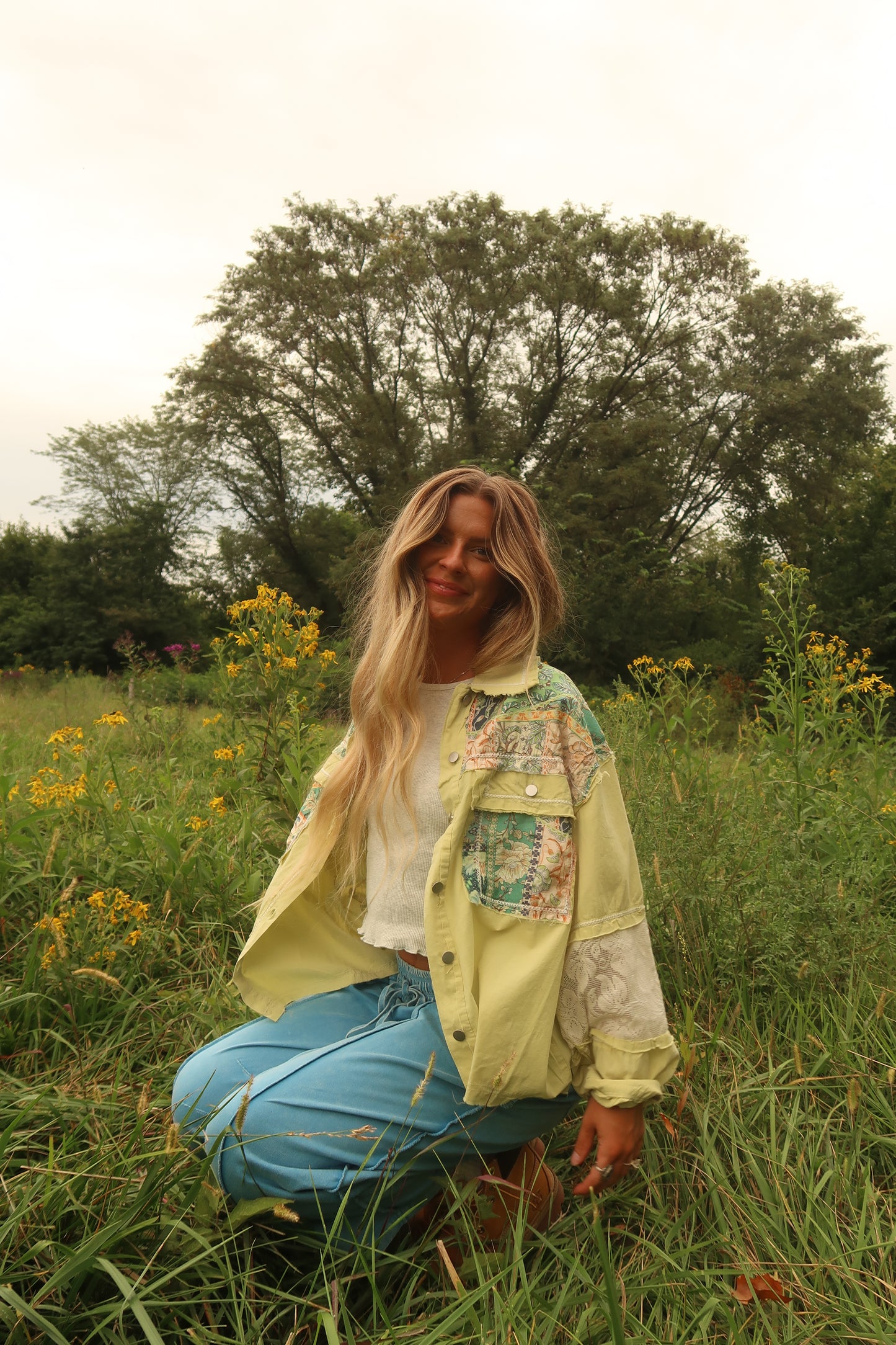 Meadow Glow Patchwork Jacket