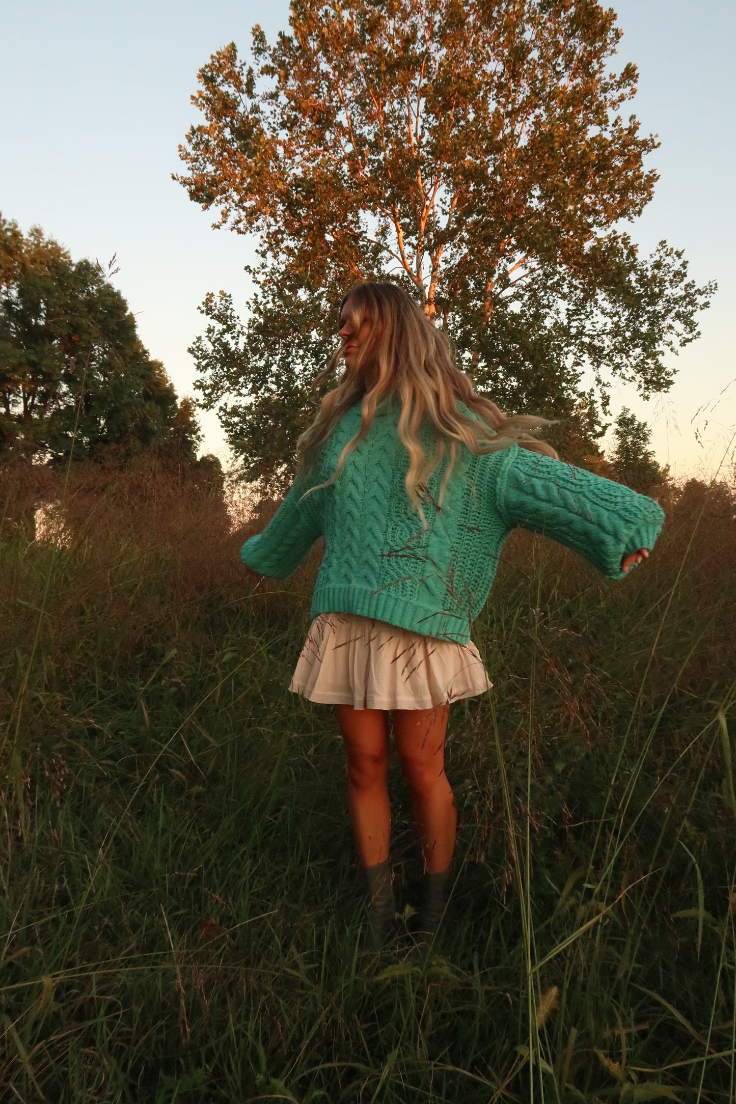 Brown sugar layering dress