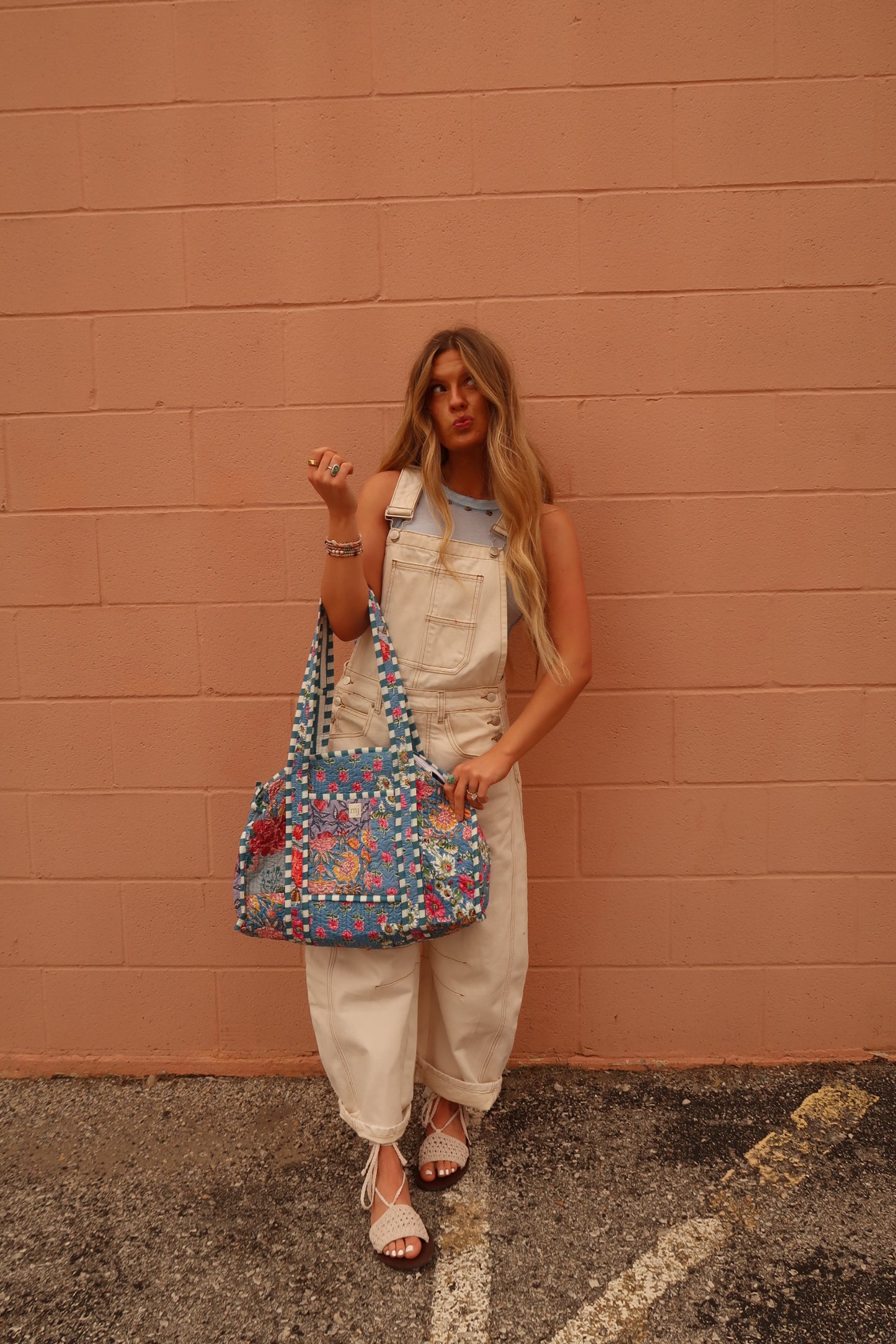 Loretta Quilted Duffle Bag