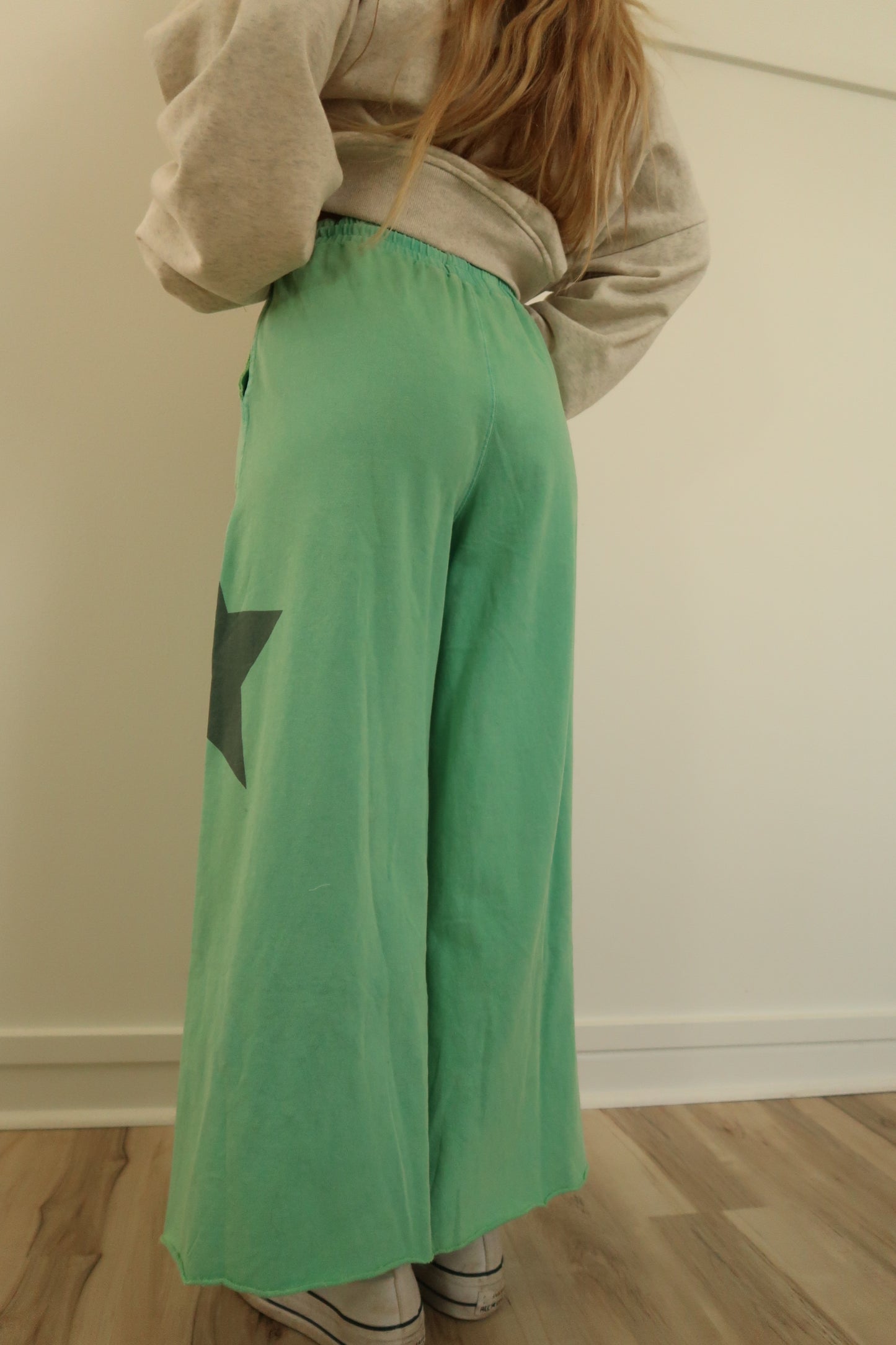 Green gal Star Crop Pant