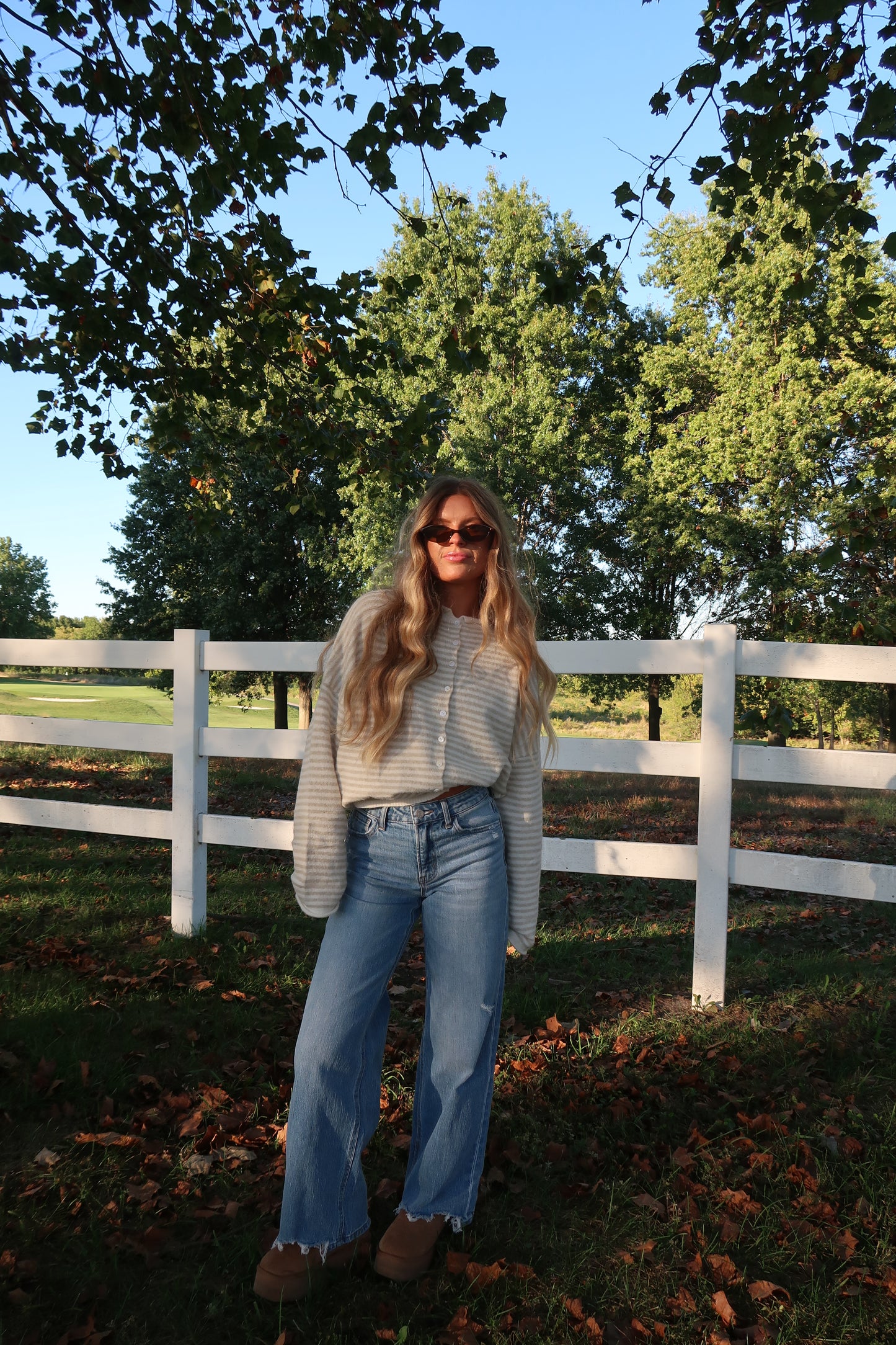 Bindi Stripe Everyday cardi