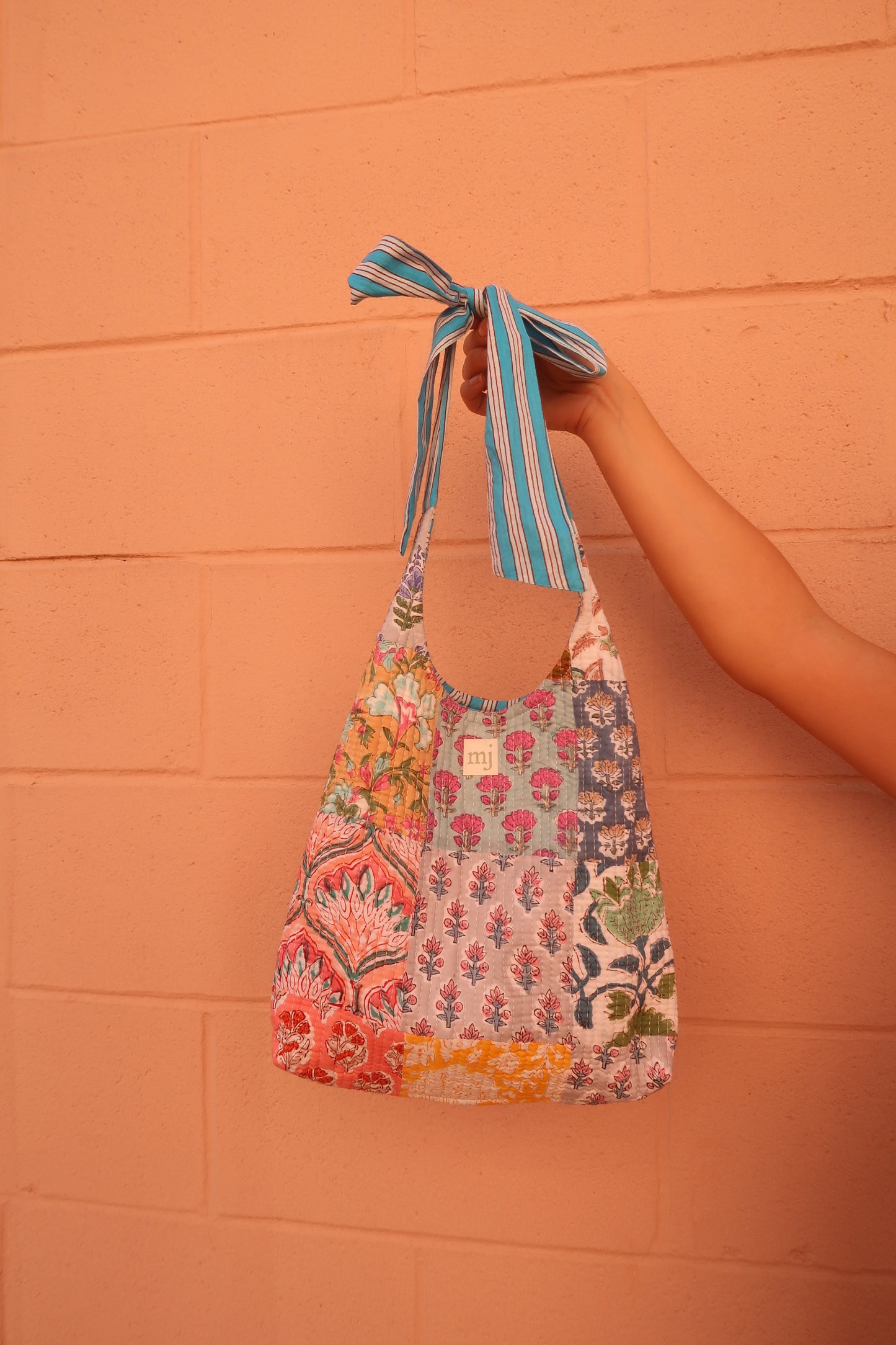 Sally Quilted Bow Purse