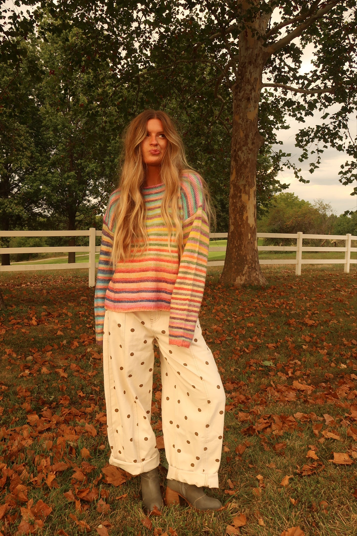 Crisp Air Stripe Sweater