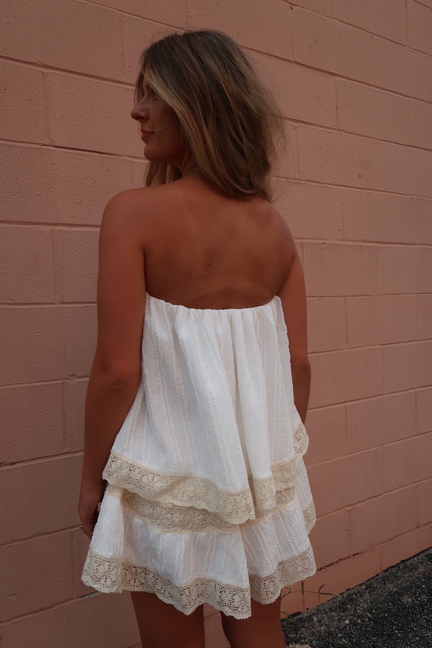 Laney Strapless Romper