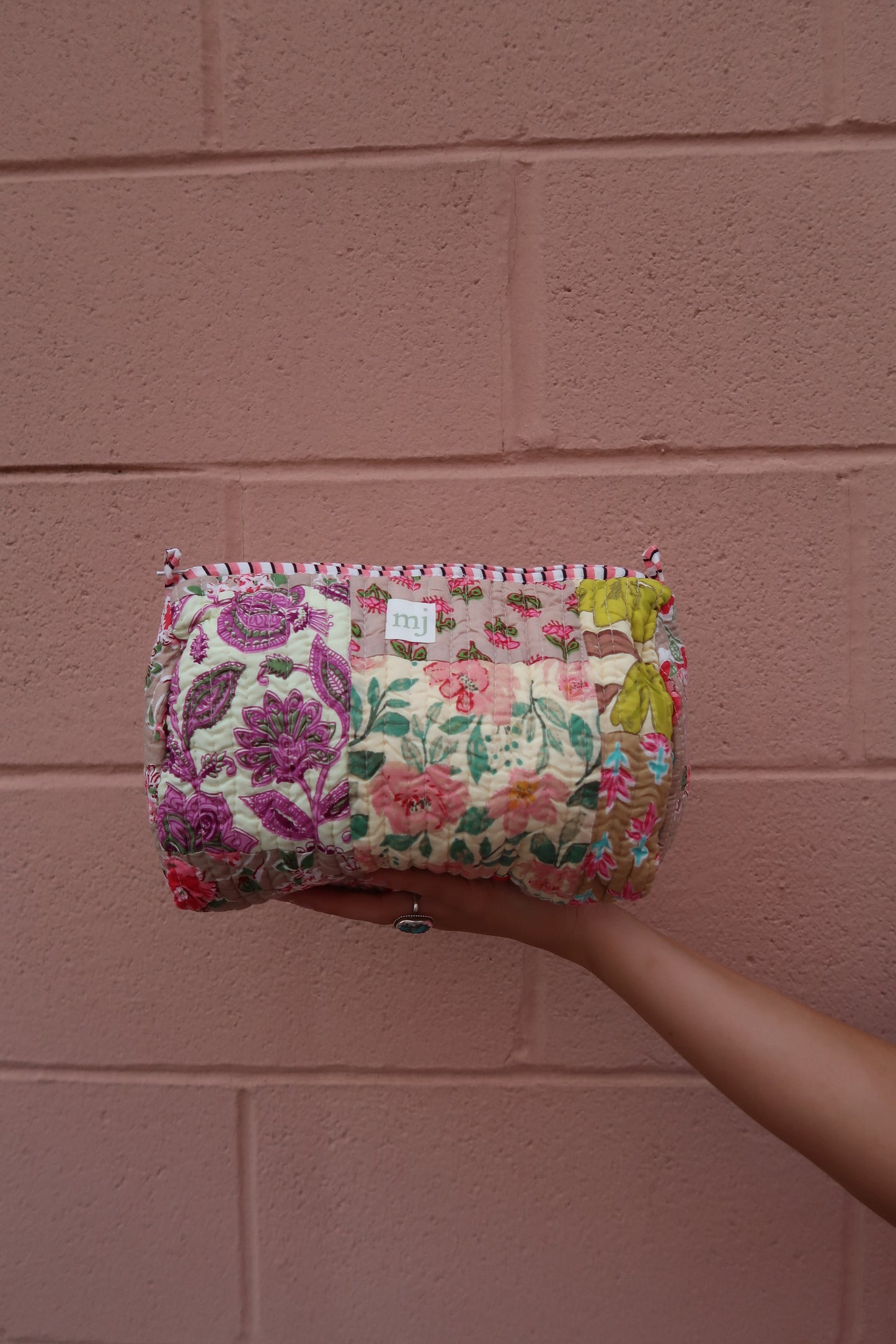 Willa Quilted Cosmetic Bag
