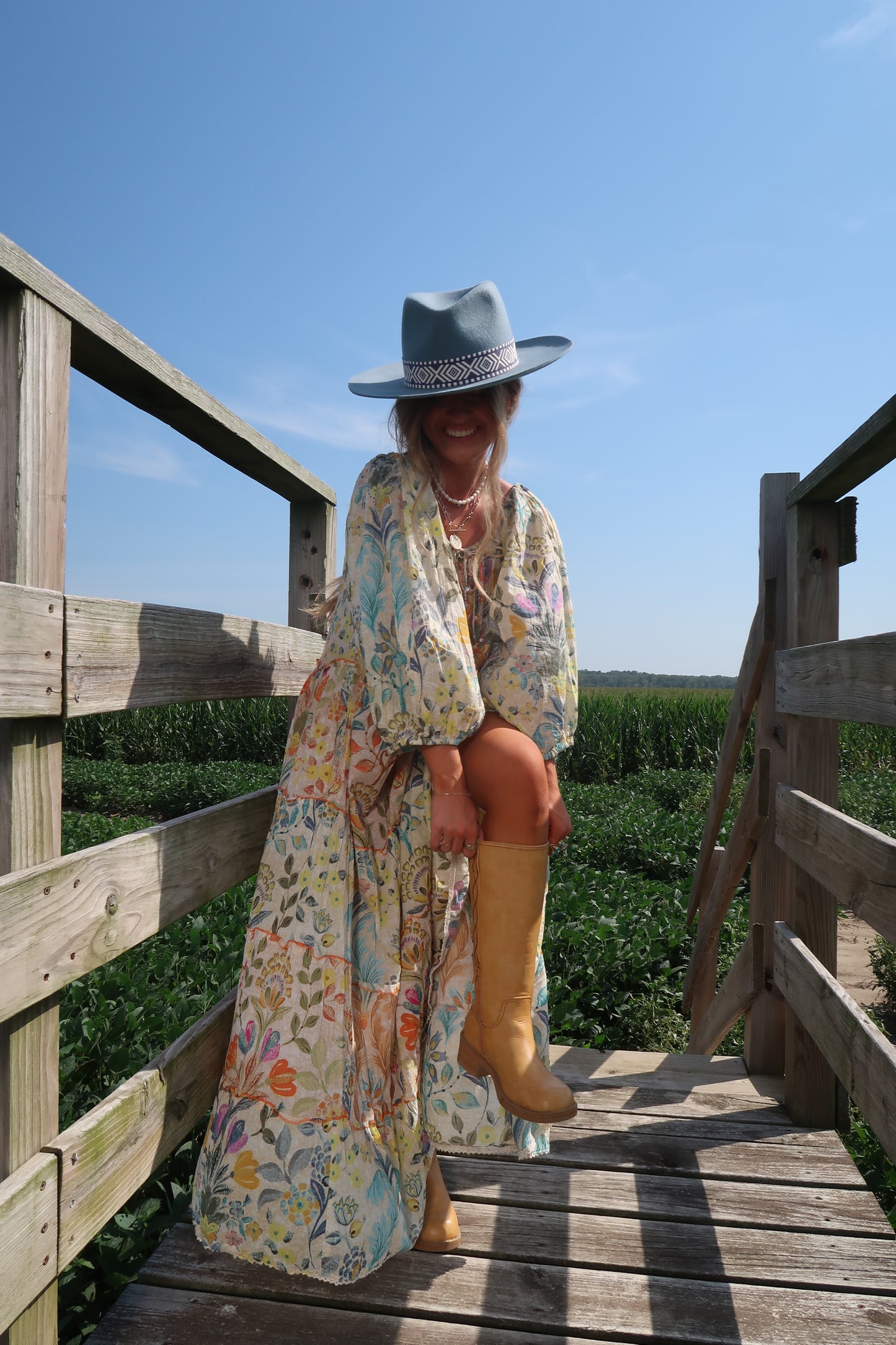Harvest Blooms Maxi Dress