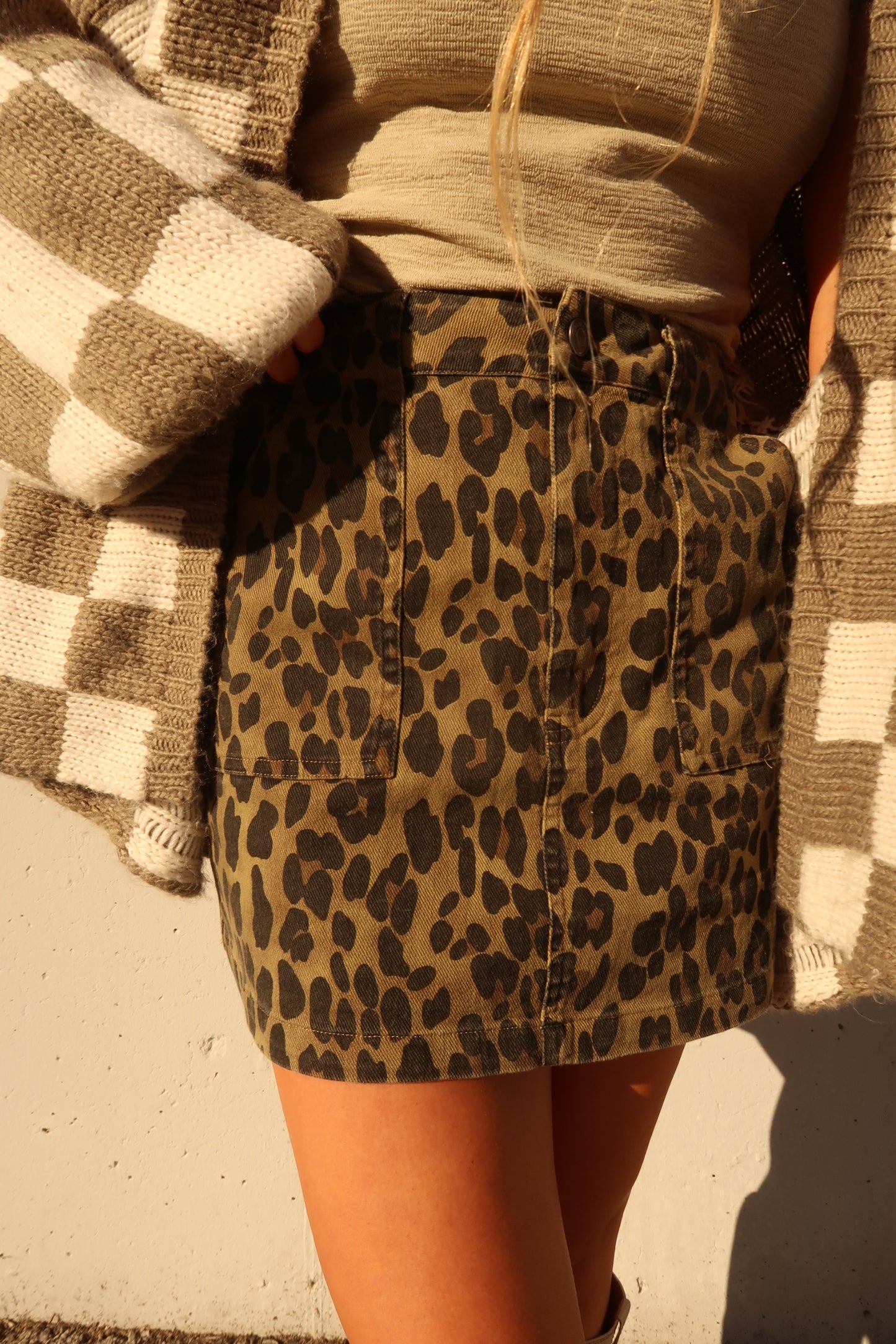 Feel Good Leopard Skirt