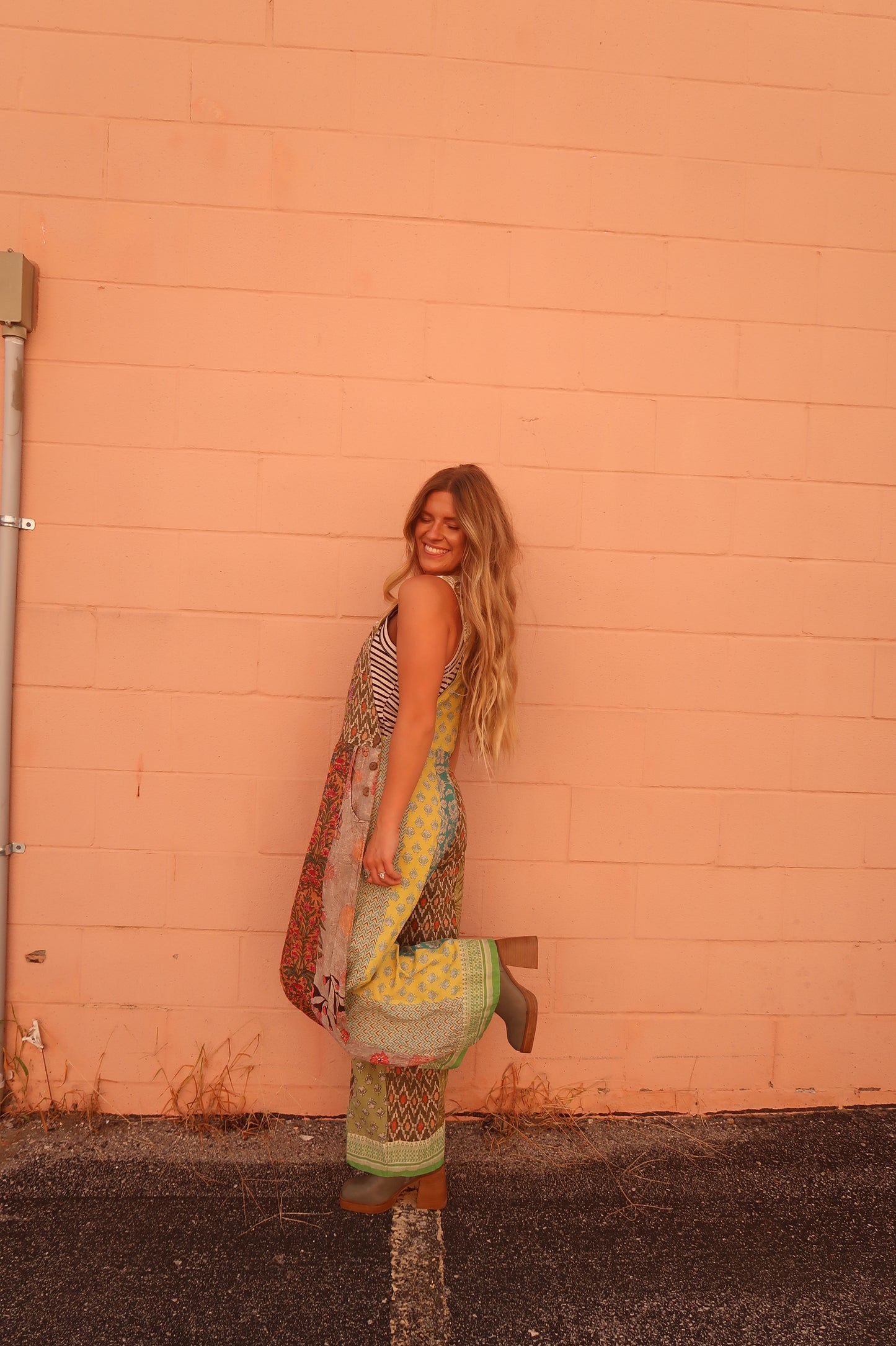 Susie Patchwork Overalls