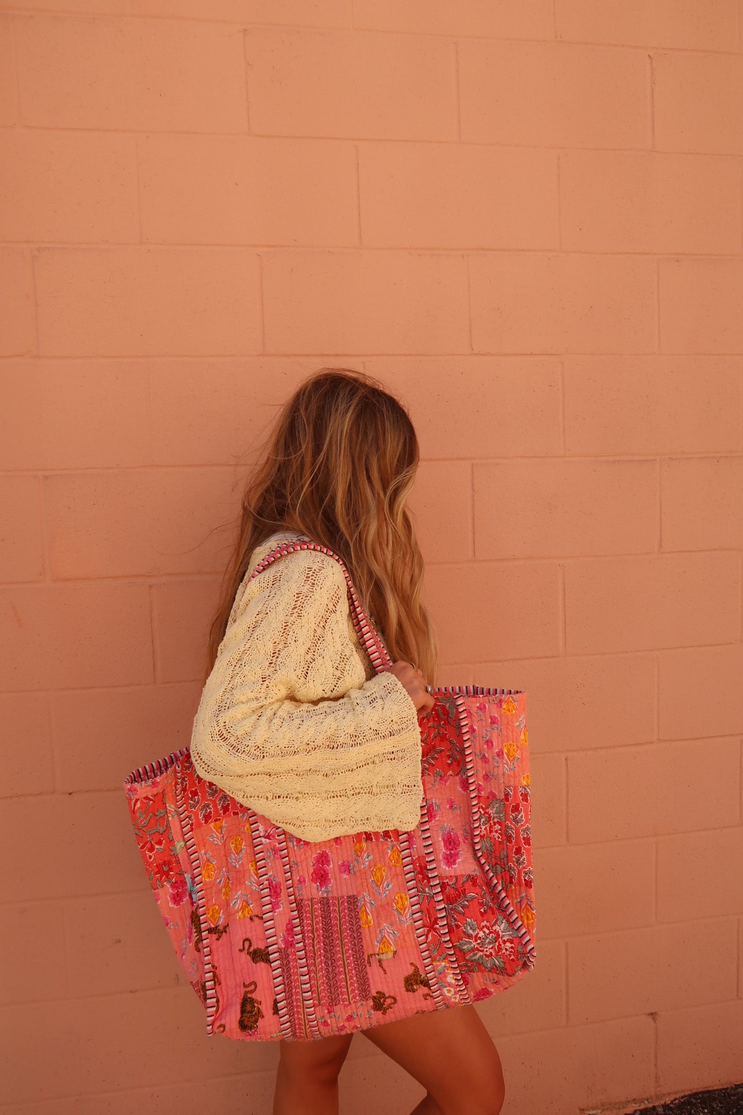 Debbie Quilted Tote Bag