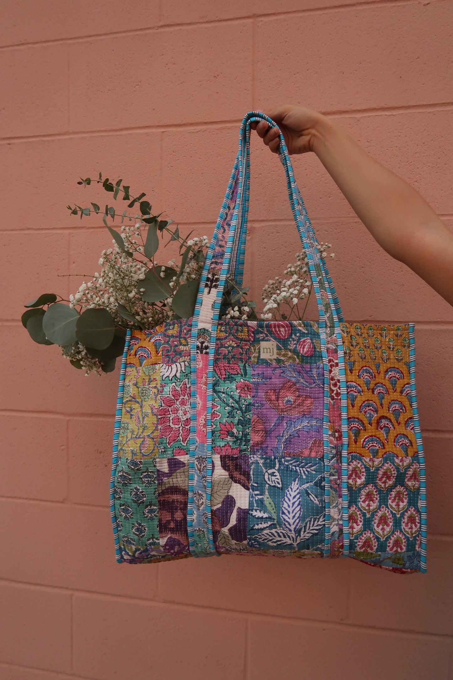 Sally Quilted Tote Bag