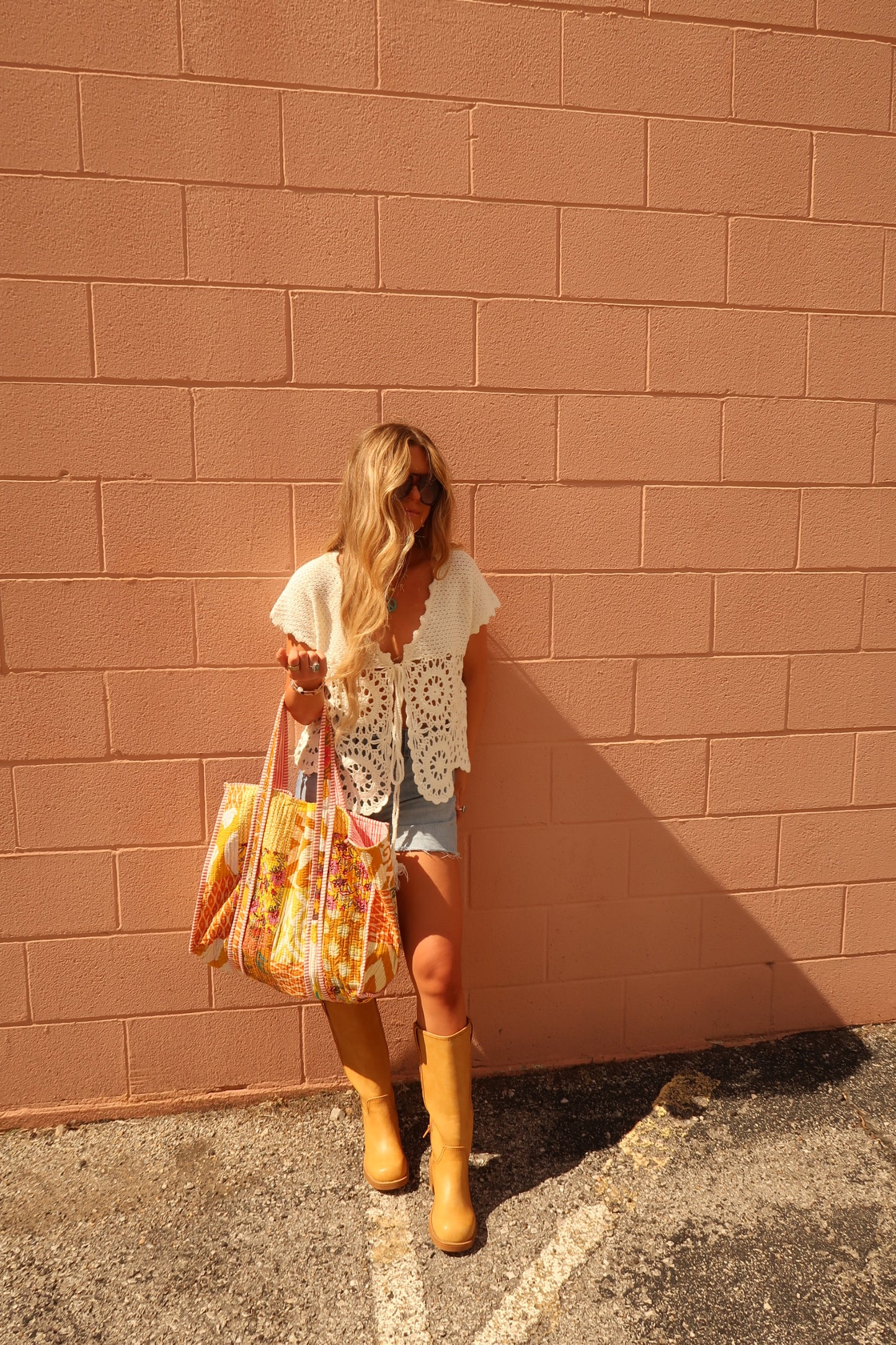 Goldie Quilted Tote Bag