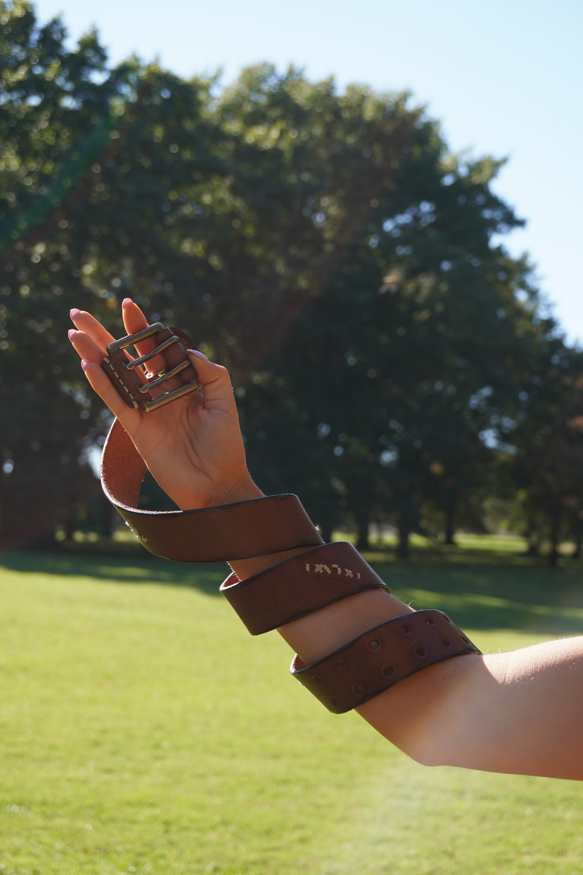 Chestnut Leather Belt