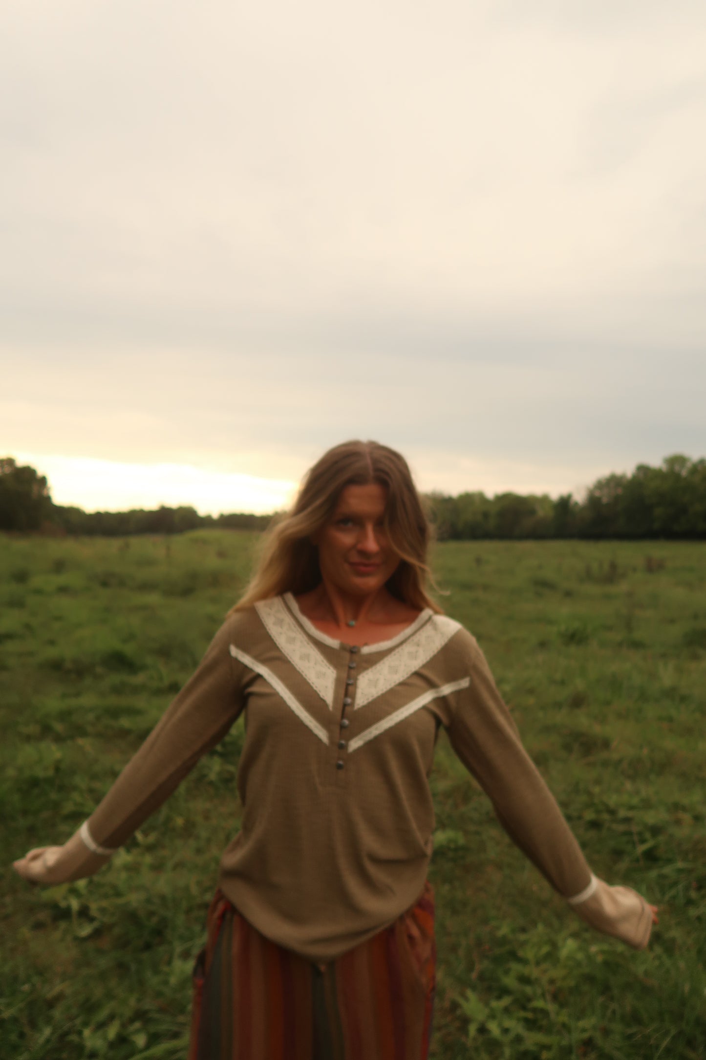 Olive Trail Long Sleeve