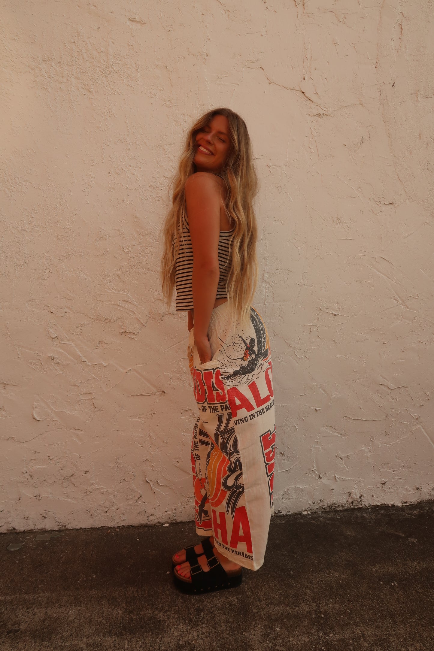 Aloha Vintage Wide Leg Pants