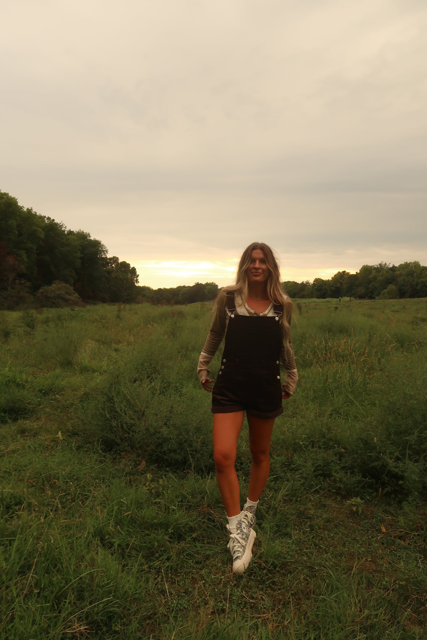Espresso Corduroy Shortalls